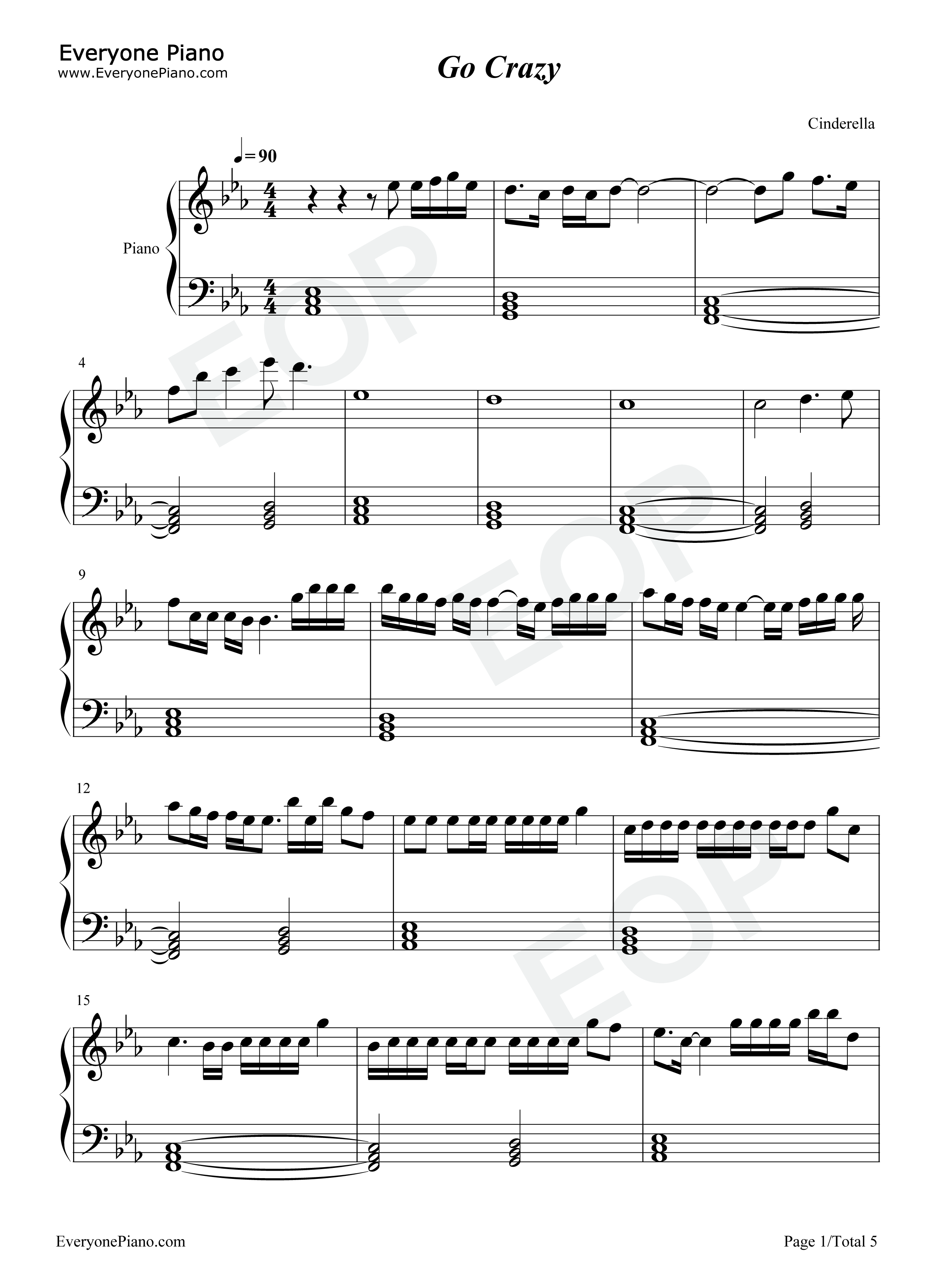 Go_Crazy钢琴谱_Chris_Brown_Young_Thug