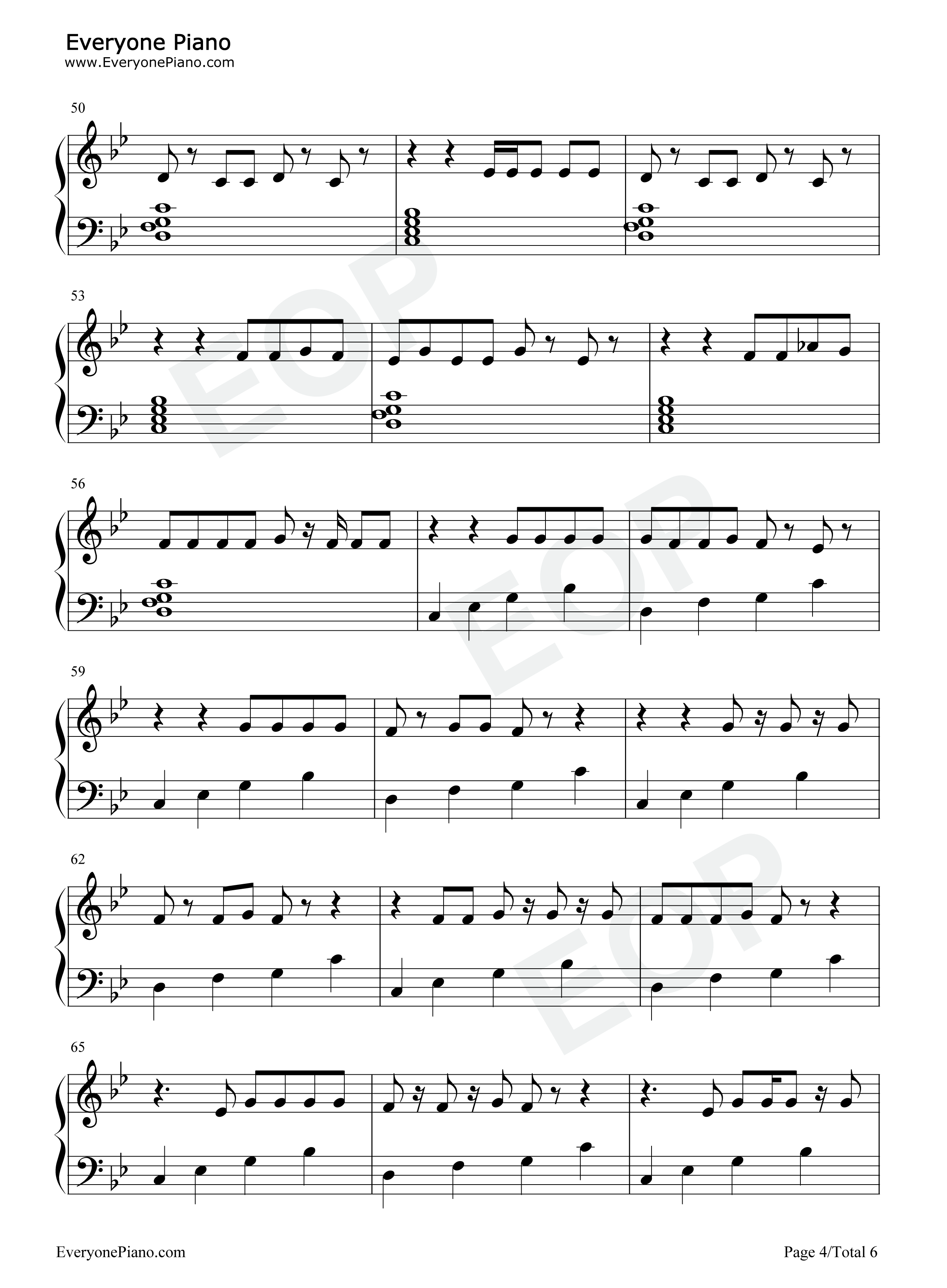 Pain_1993钢琴谱_Drake