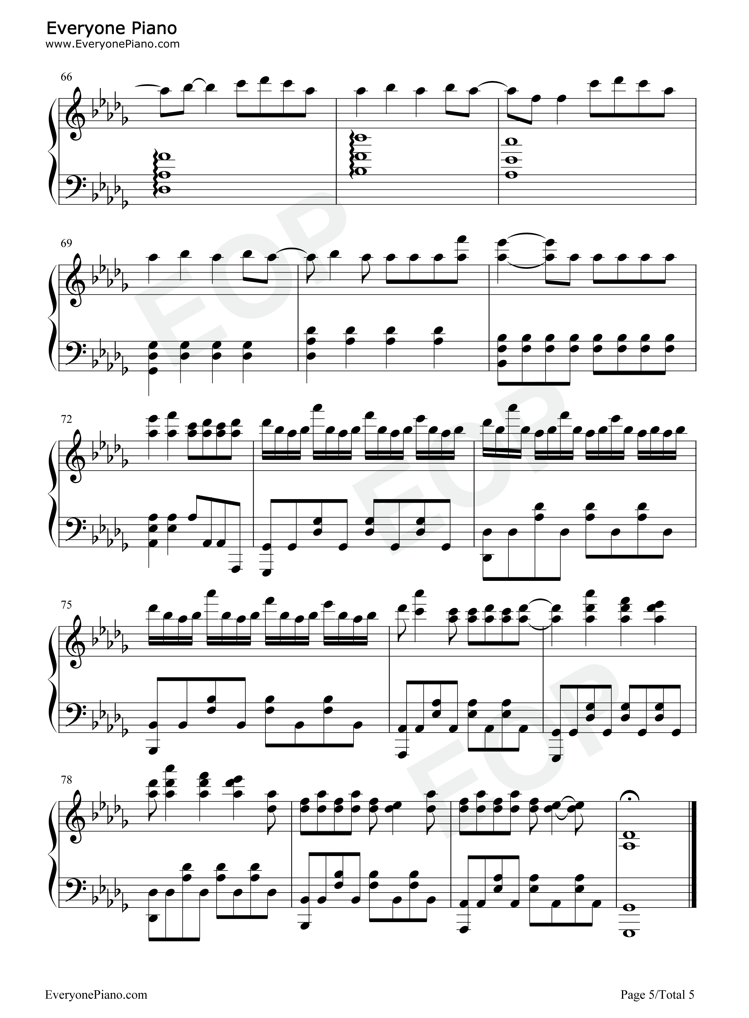 Eight钢琴谱_IU_Suga