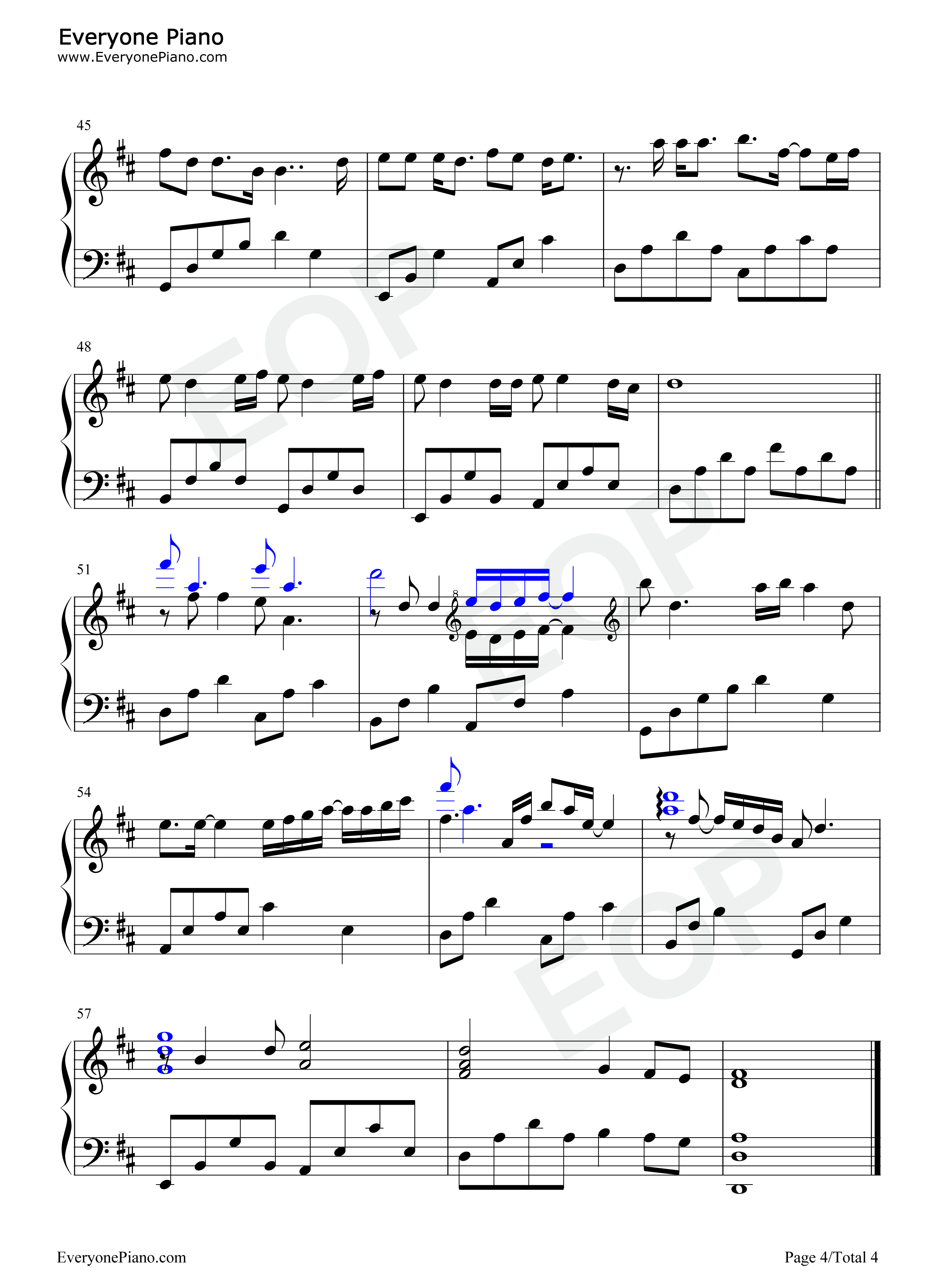 因为寂寞钢琴谱_张艾嘉