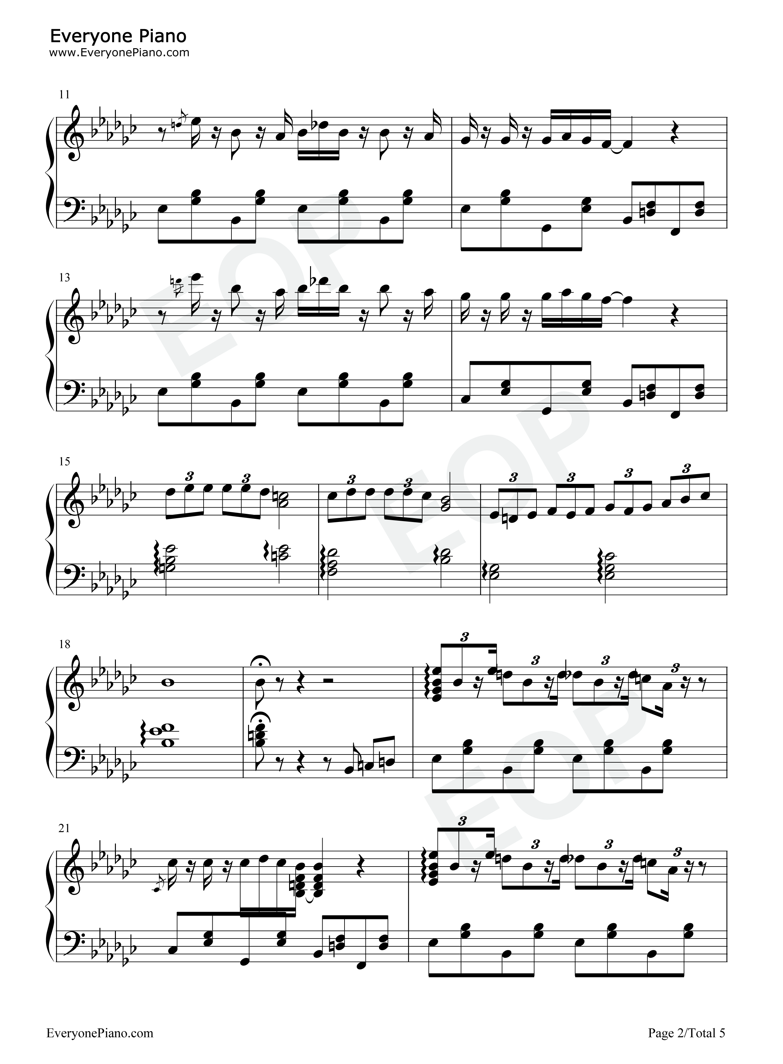 Betty_Boop钢琴谱_Charlie_Puth