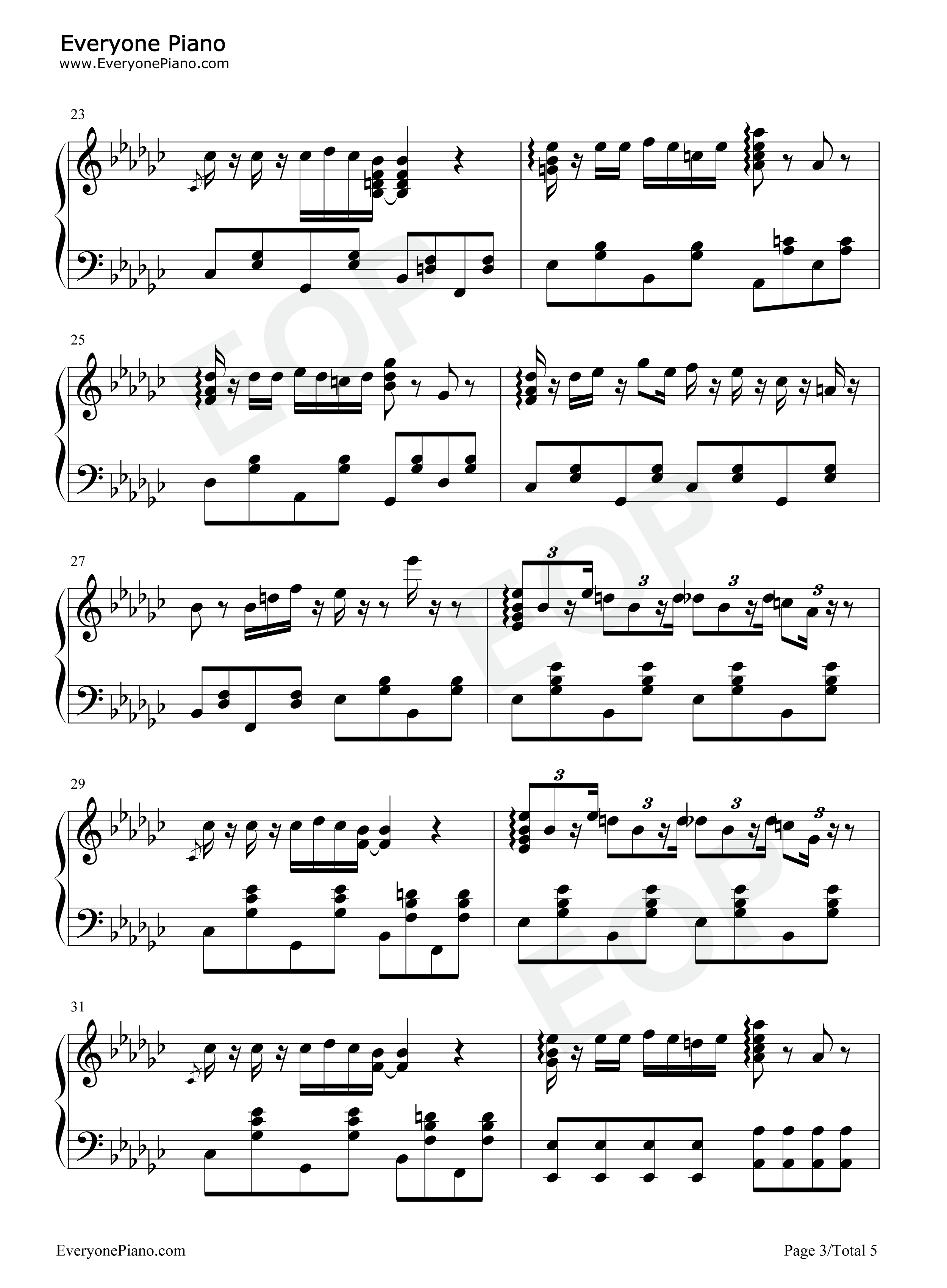 Betty_Boop钢琴谱_Charlie_Puth