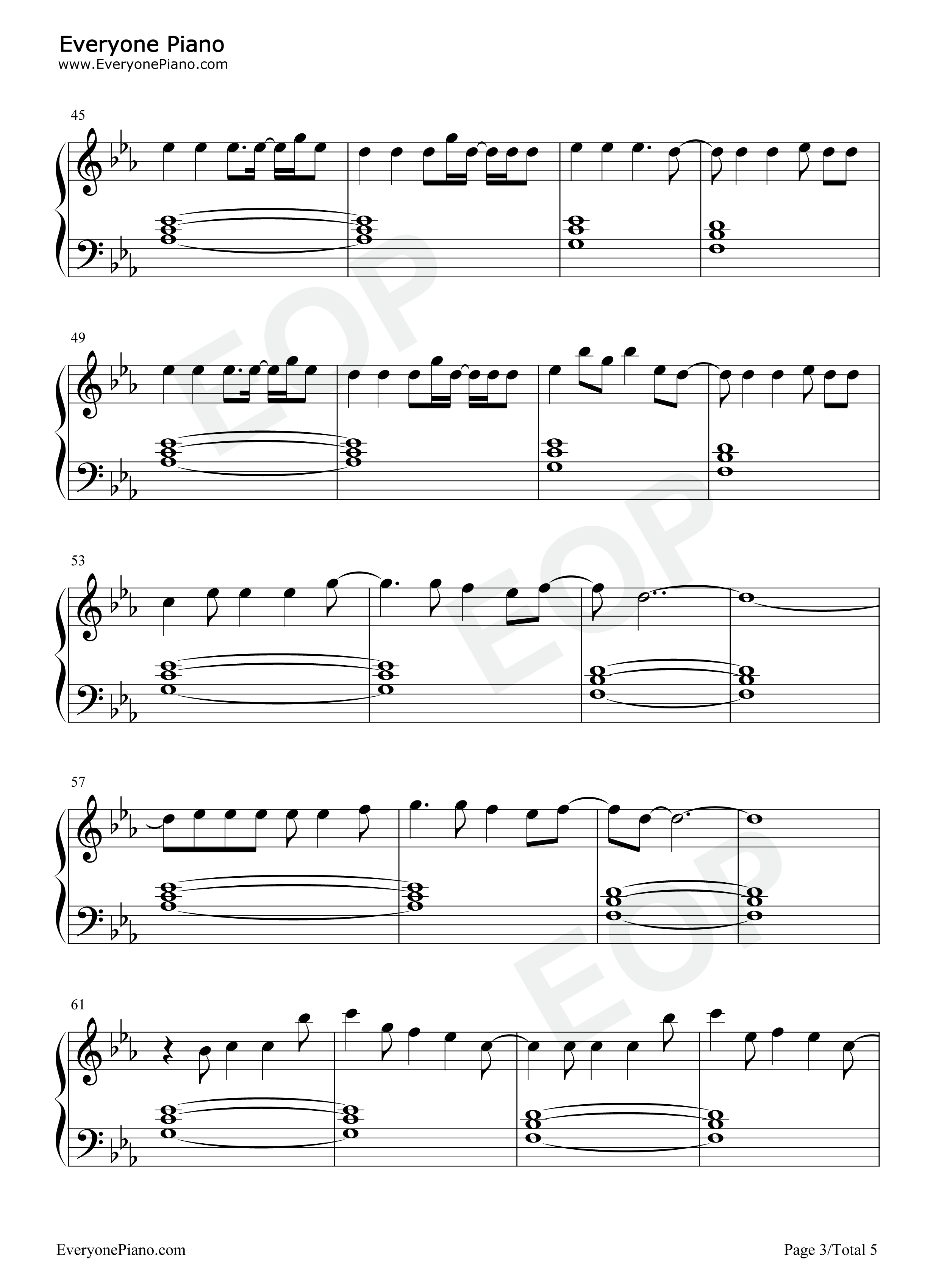 Sine_From_Above钢琴谱_Lady_Gaga_Elton_John