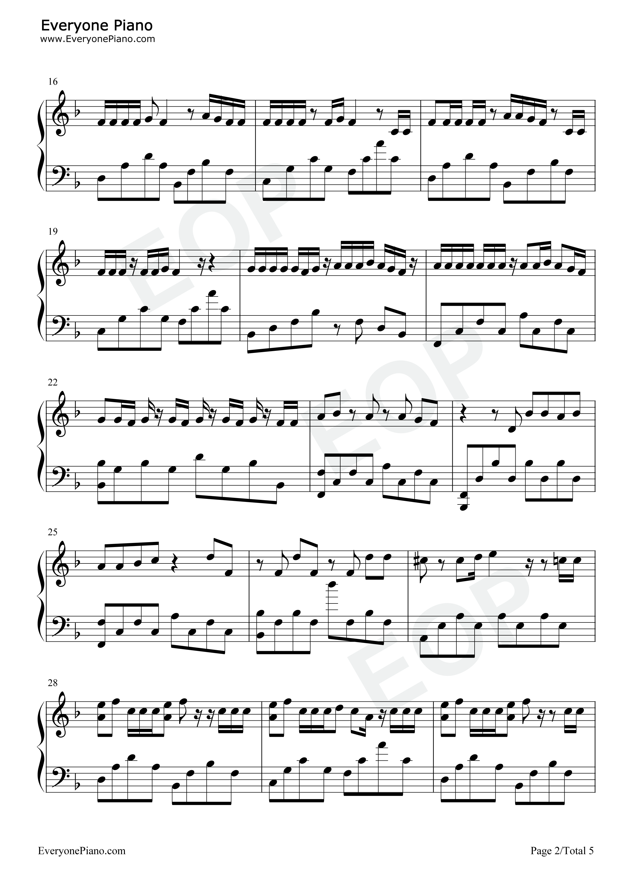 アイロニ钢琴谱_初音ミク_majiko