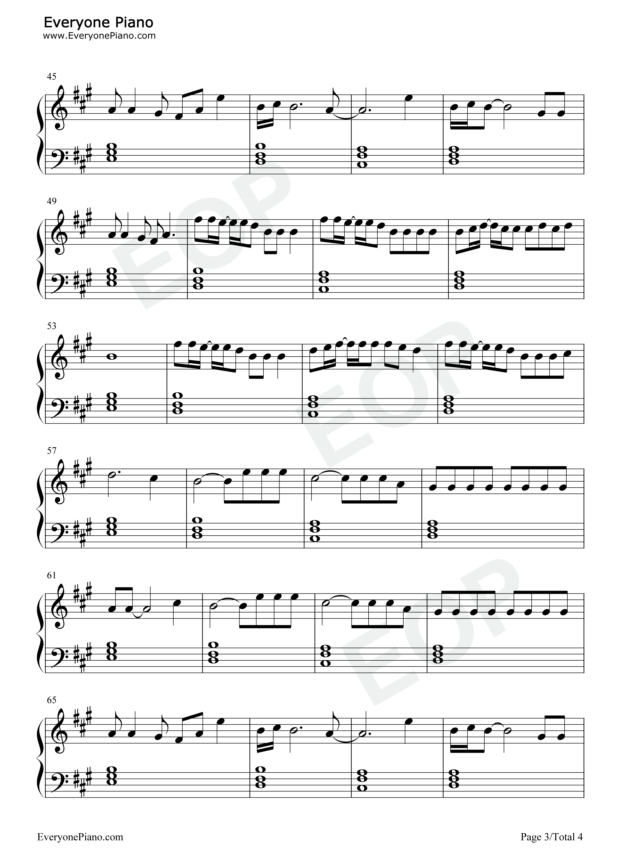 Alice钢琴谱_Lady_Gaga