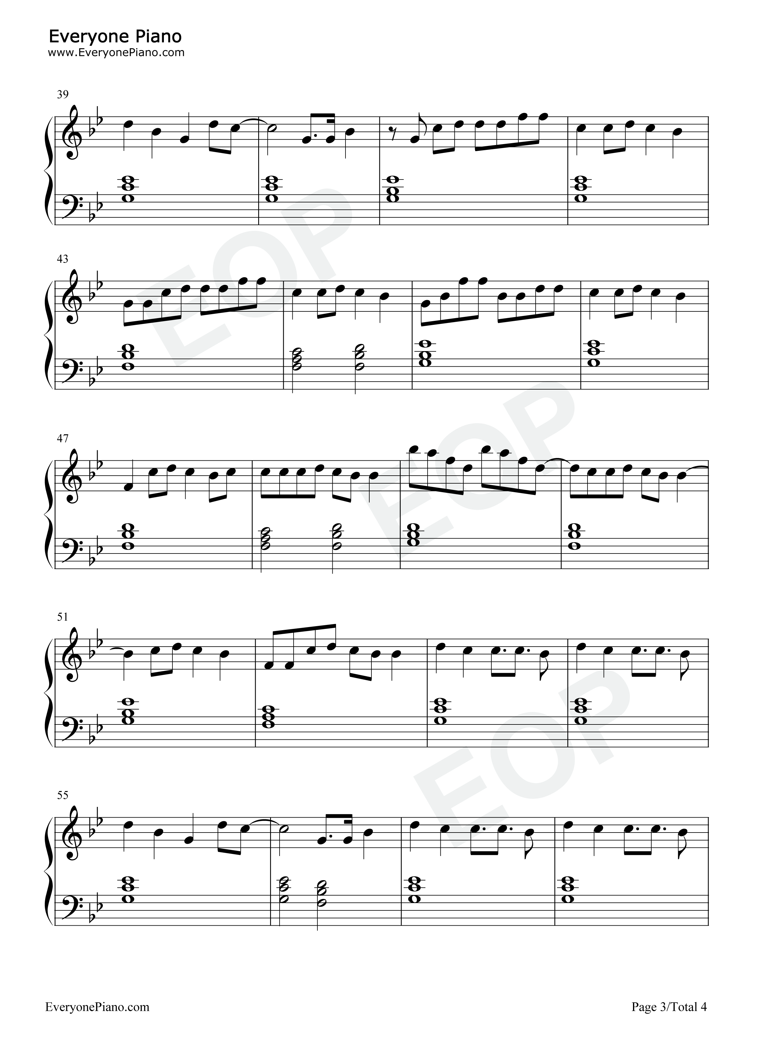 911钢琴谱_Lady_Gaga