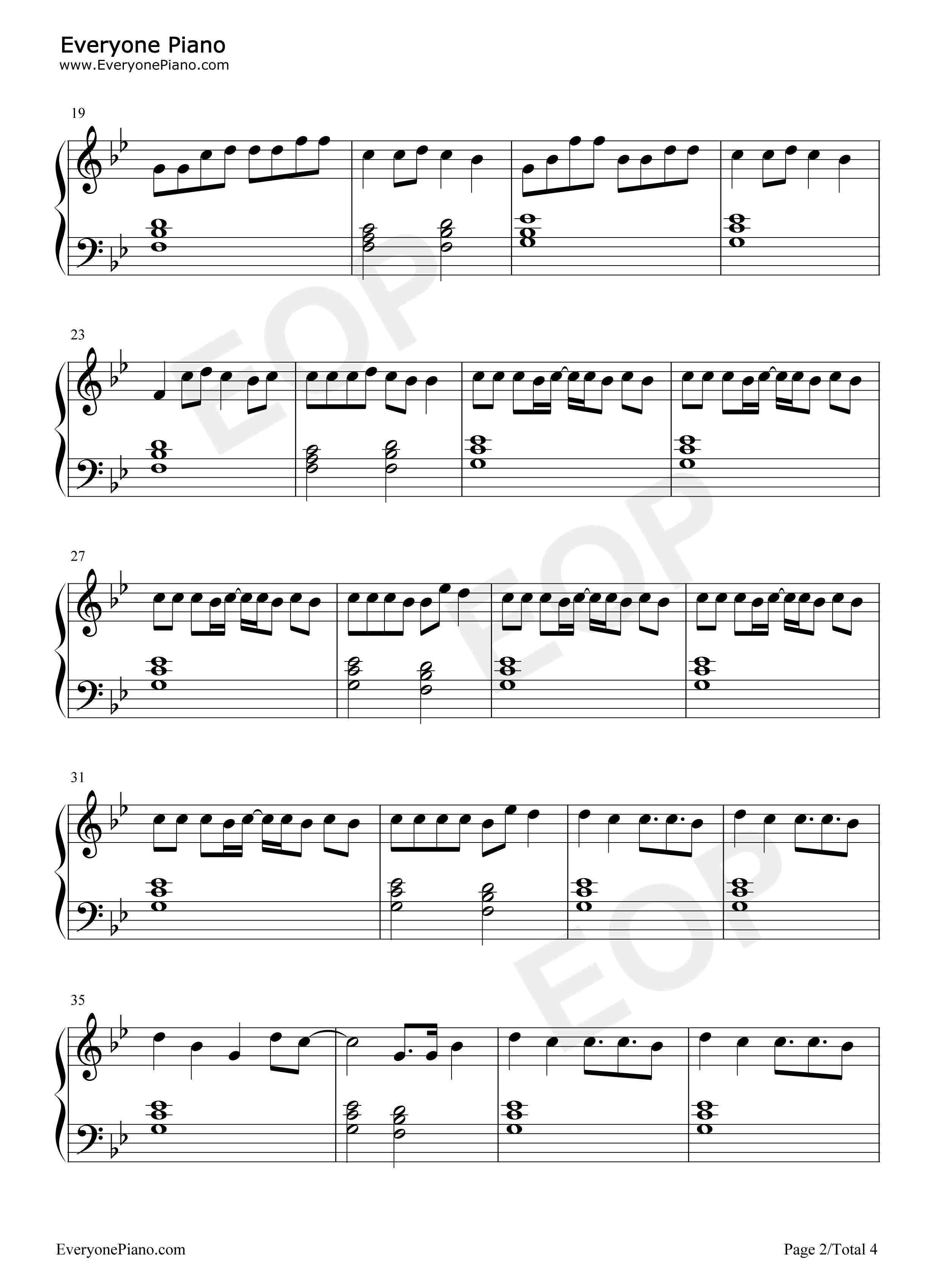 911钢琴谱_Lady_Gaga