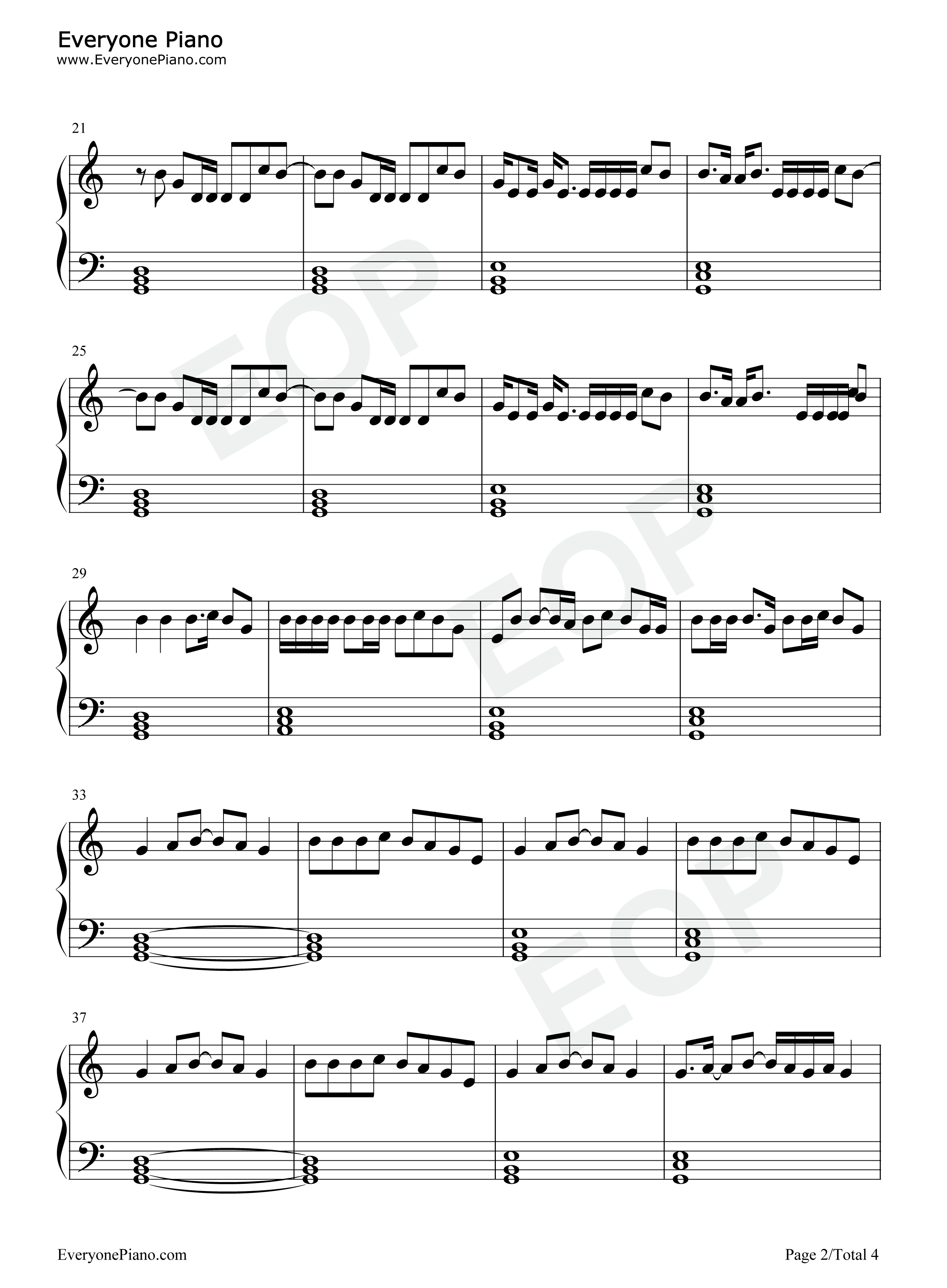 Together钢琴谱_Sia