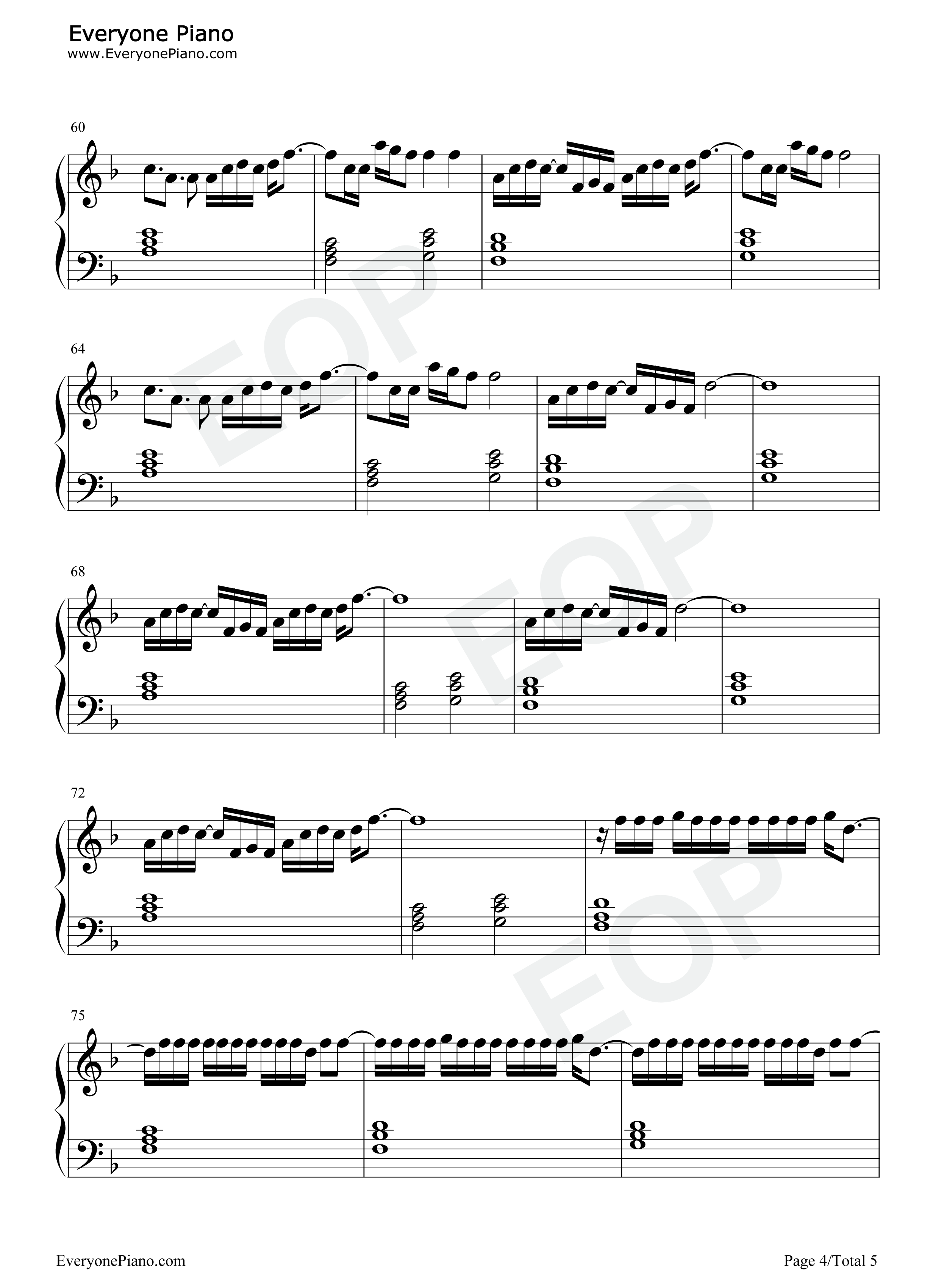 More_and_More钢琴谱_TWICE