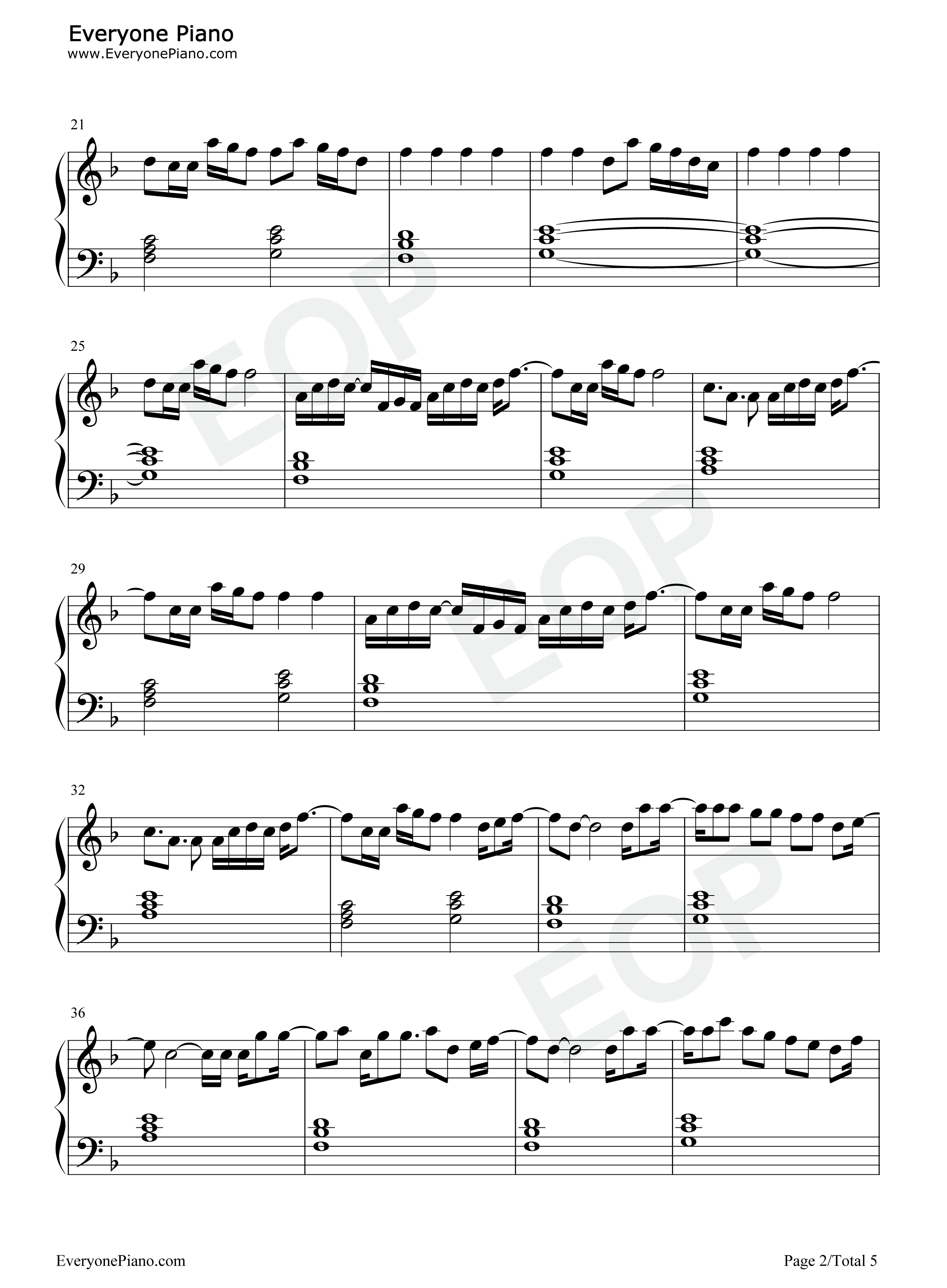 More_and_More钢琴谱_TWICE