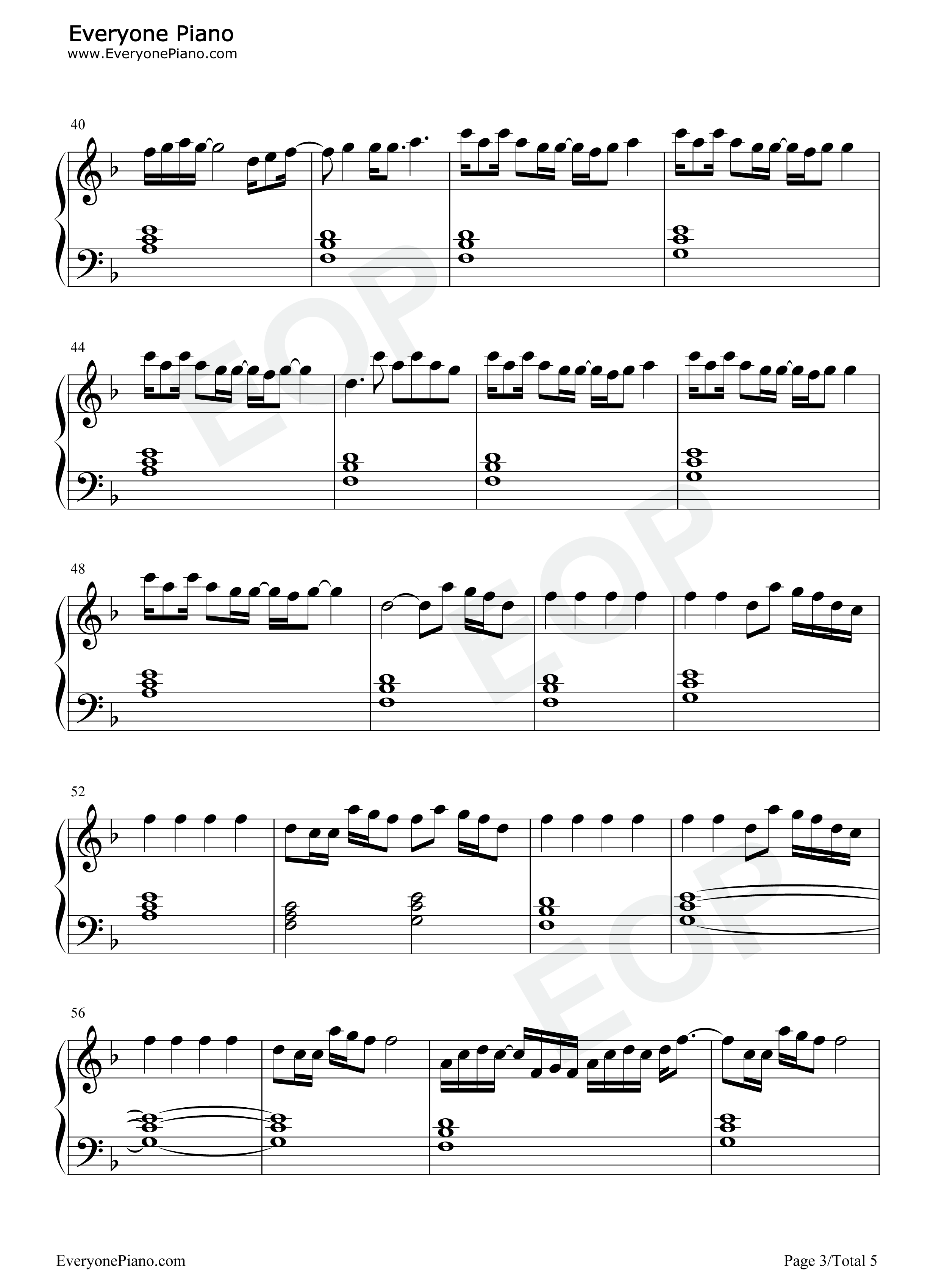 More_and_More钢琴谱_TWICE