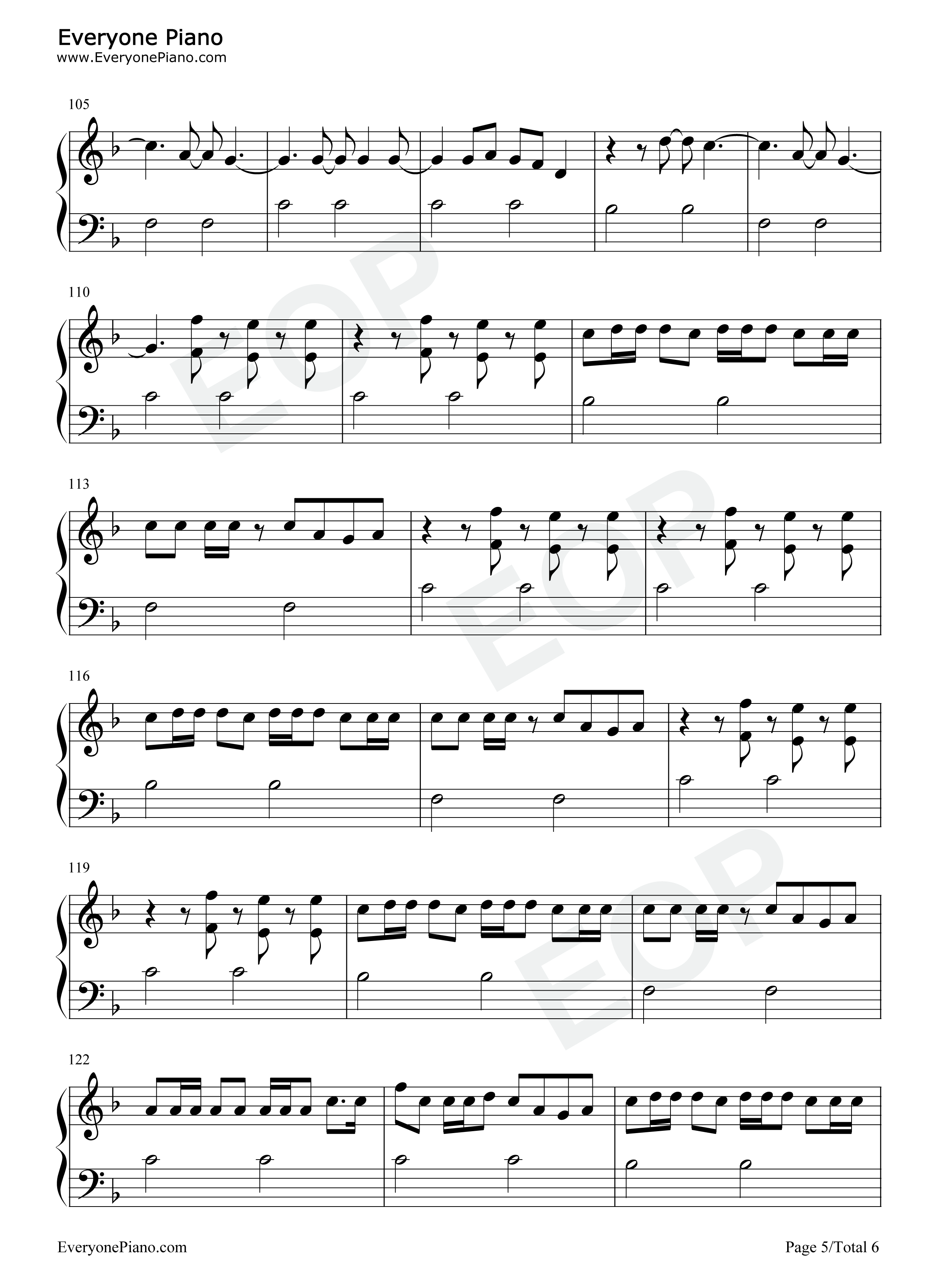 Sunflower_Vol_6钢琴谱_Harry_Styles