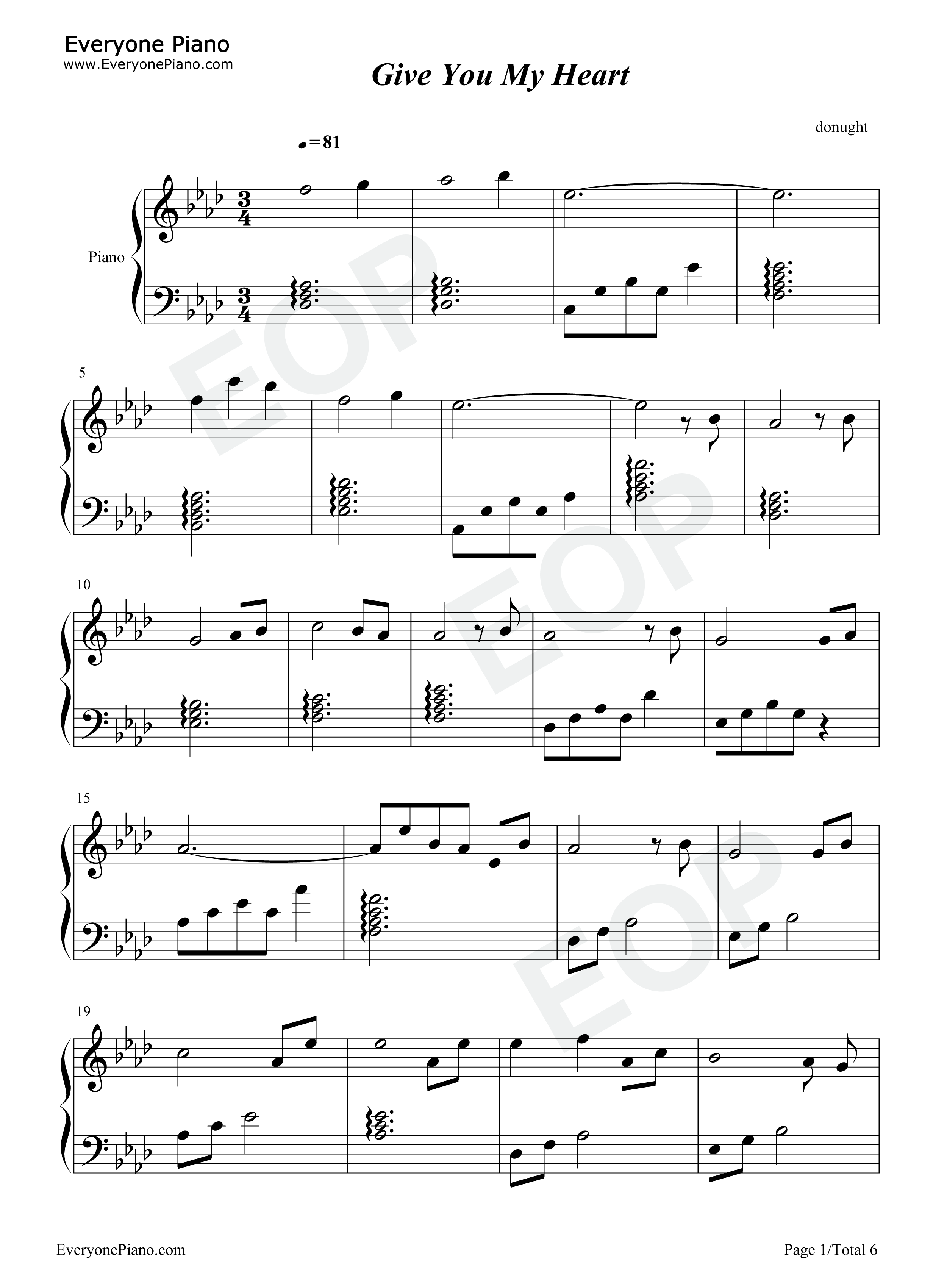 Give_You_My_Heart钢琴谱_IU