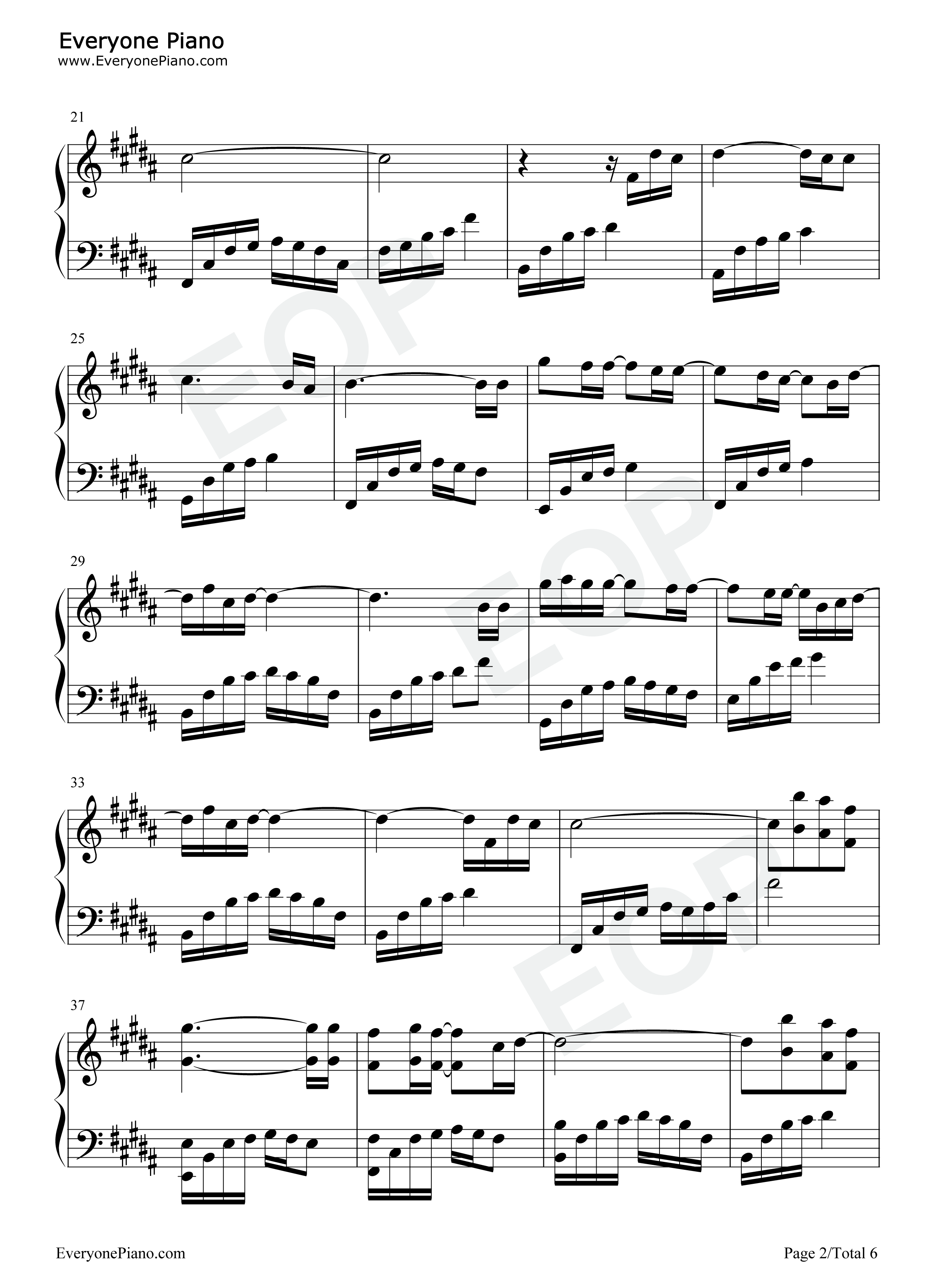 Muyuuka钢琴谱_RURUTIA_ルルティア