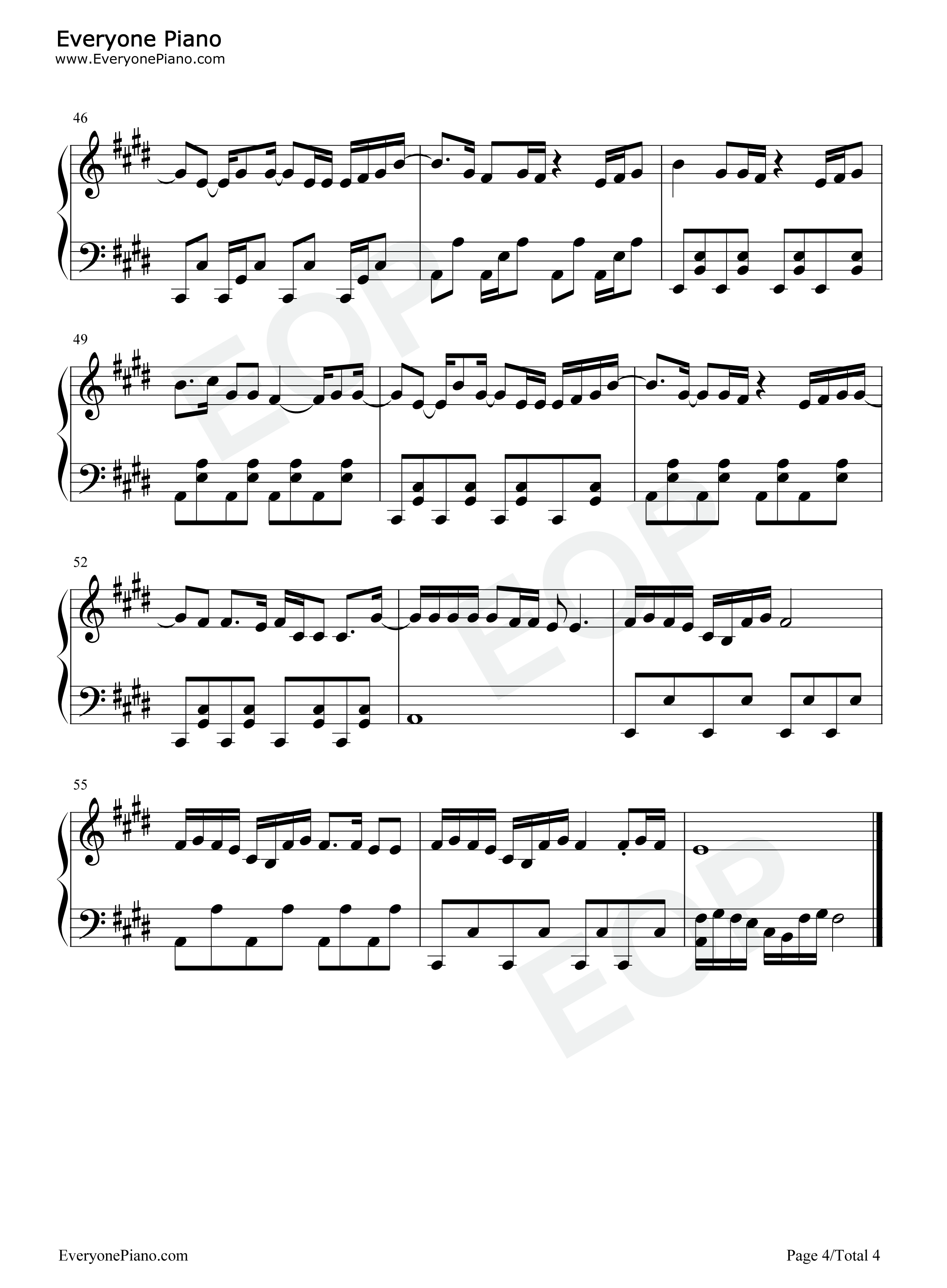 Die_from_a_Broken_Heart钢琴谱_Maddie_&_Tae