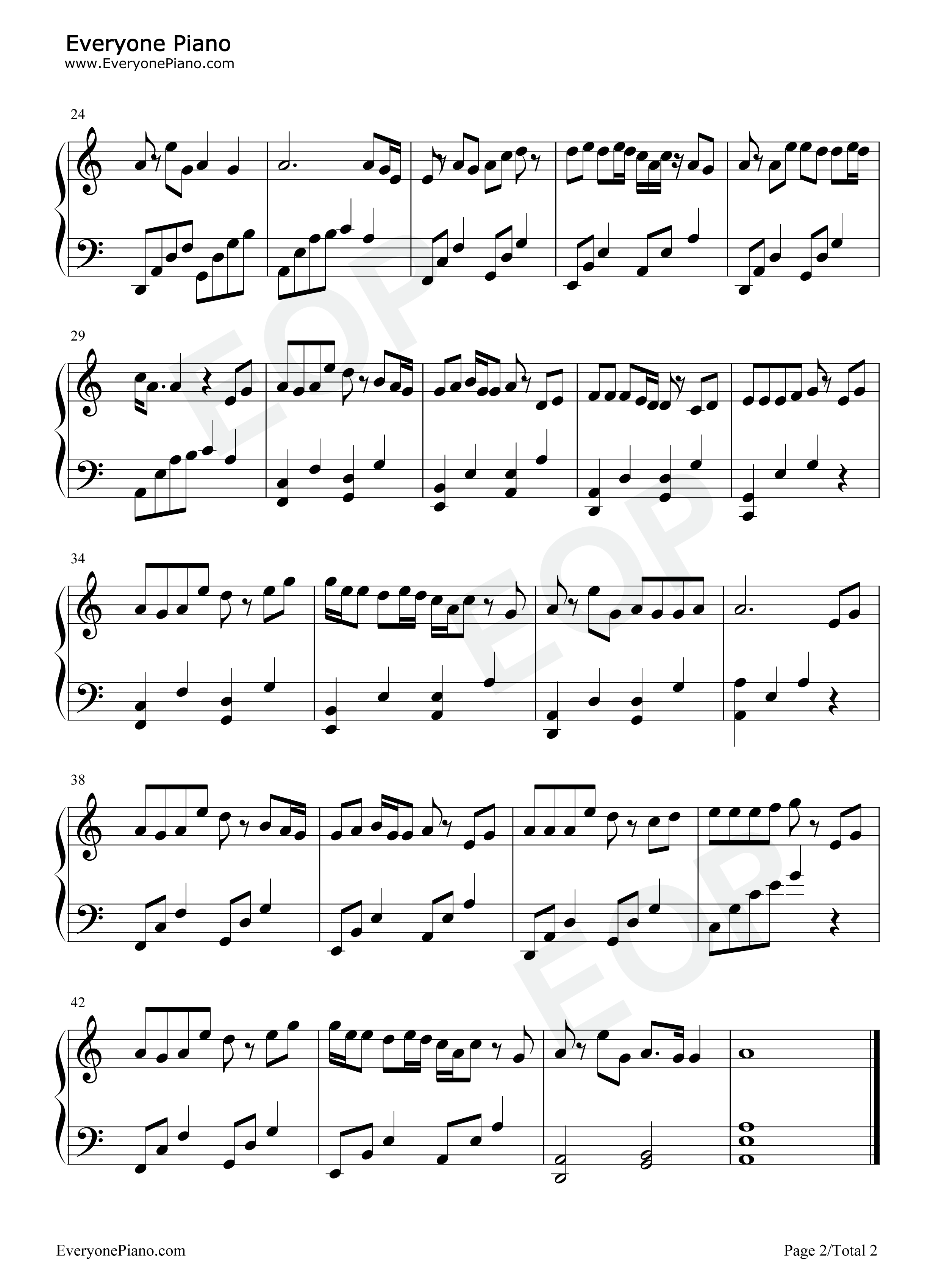 杨花落尽子规啼钢琴谱_G2er_黄诗扶_国风堂