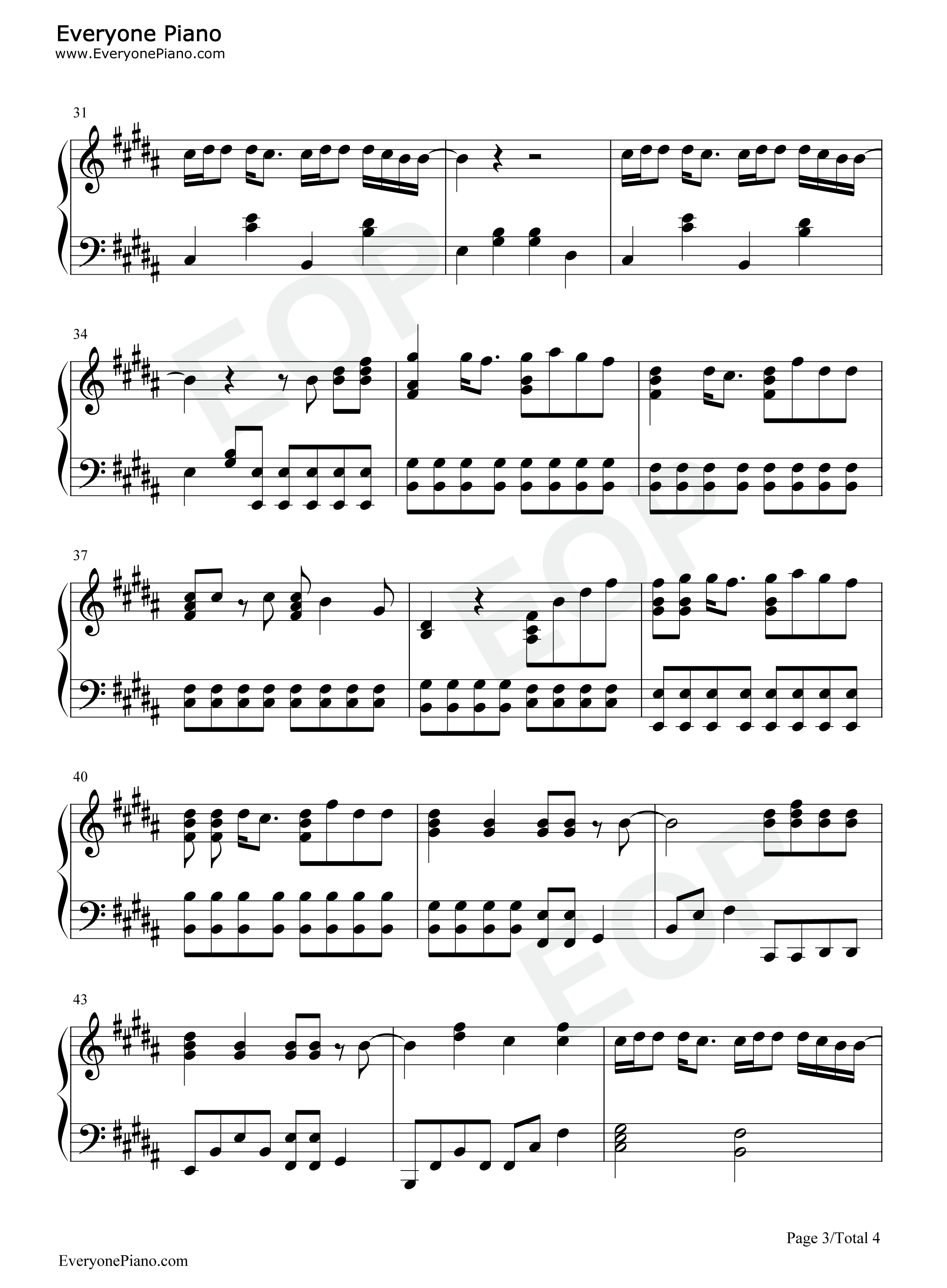 Dancing_with_Your_Ghost钢琴谱_Sasha_Sloan