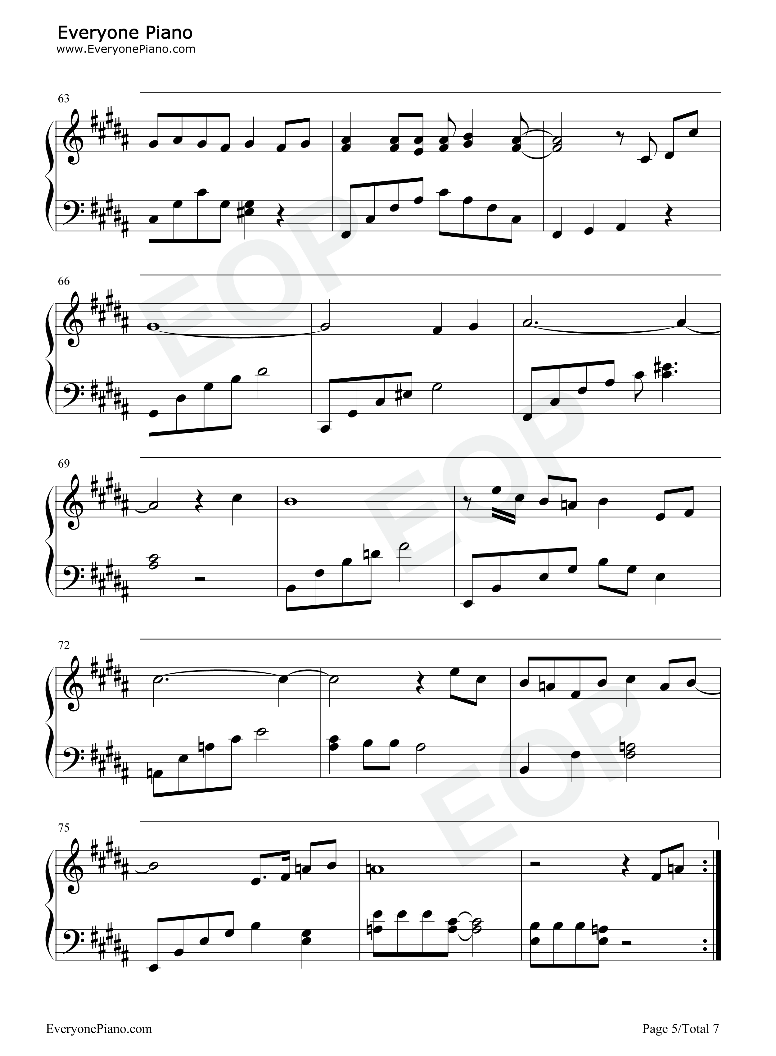 时光话钢琴谱_赵露思