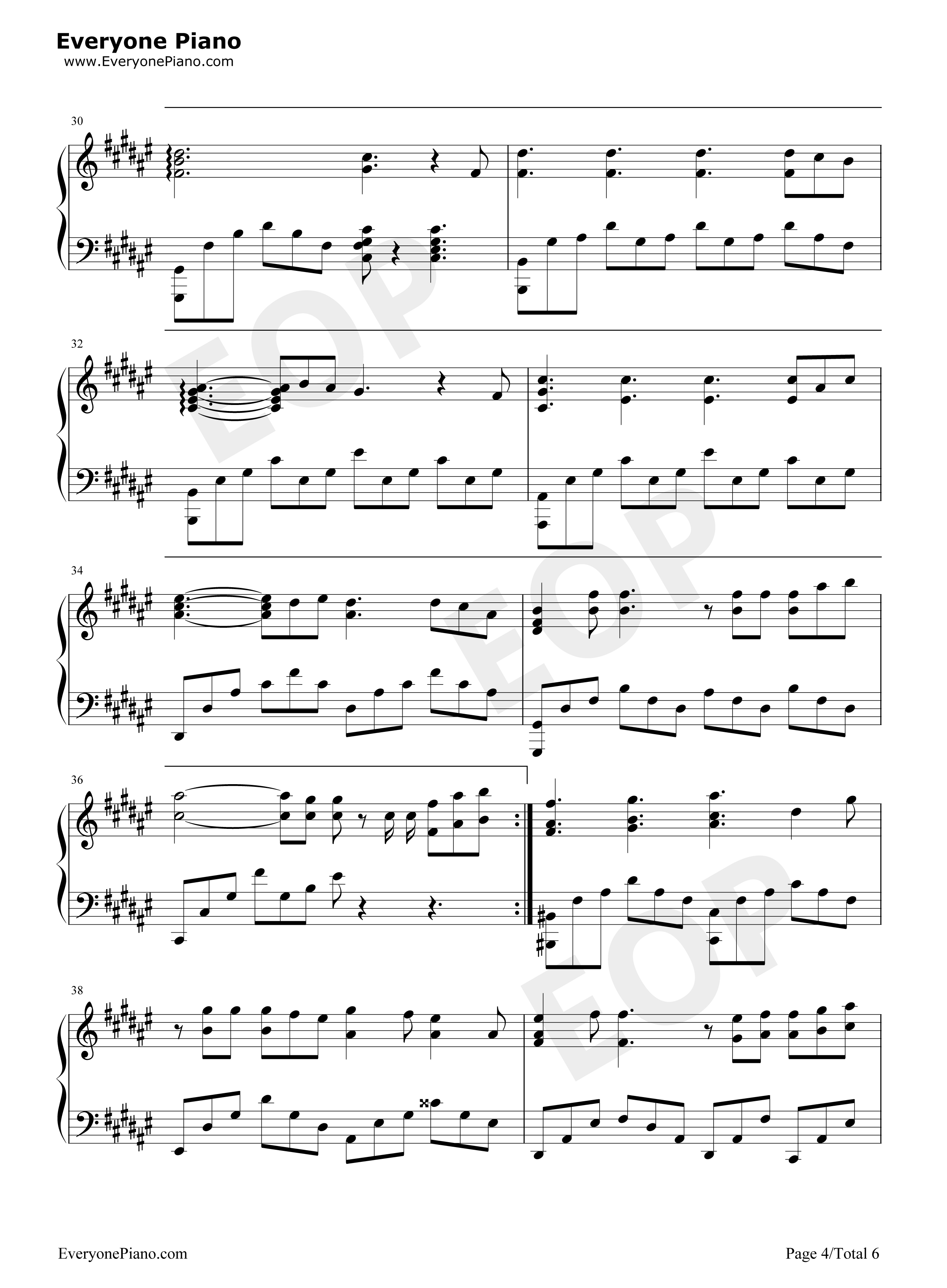 Wonderful_U钢琴谱_AGA