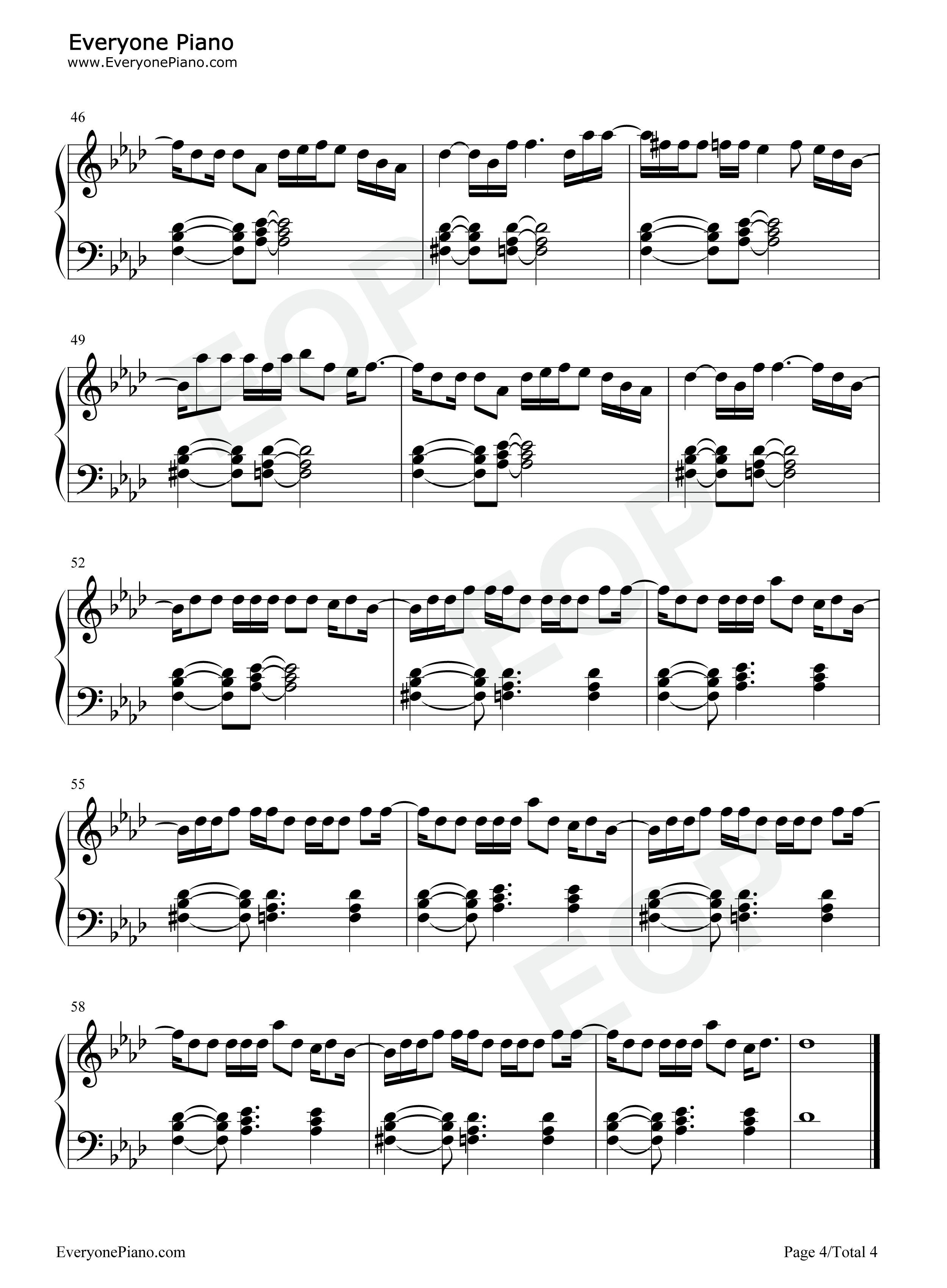 Lose_Somebody钢琴谱_Kygo_OneRepublic