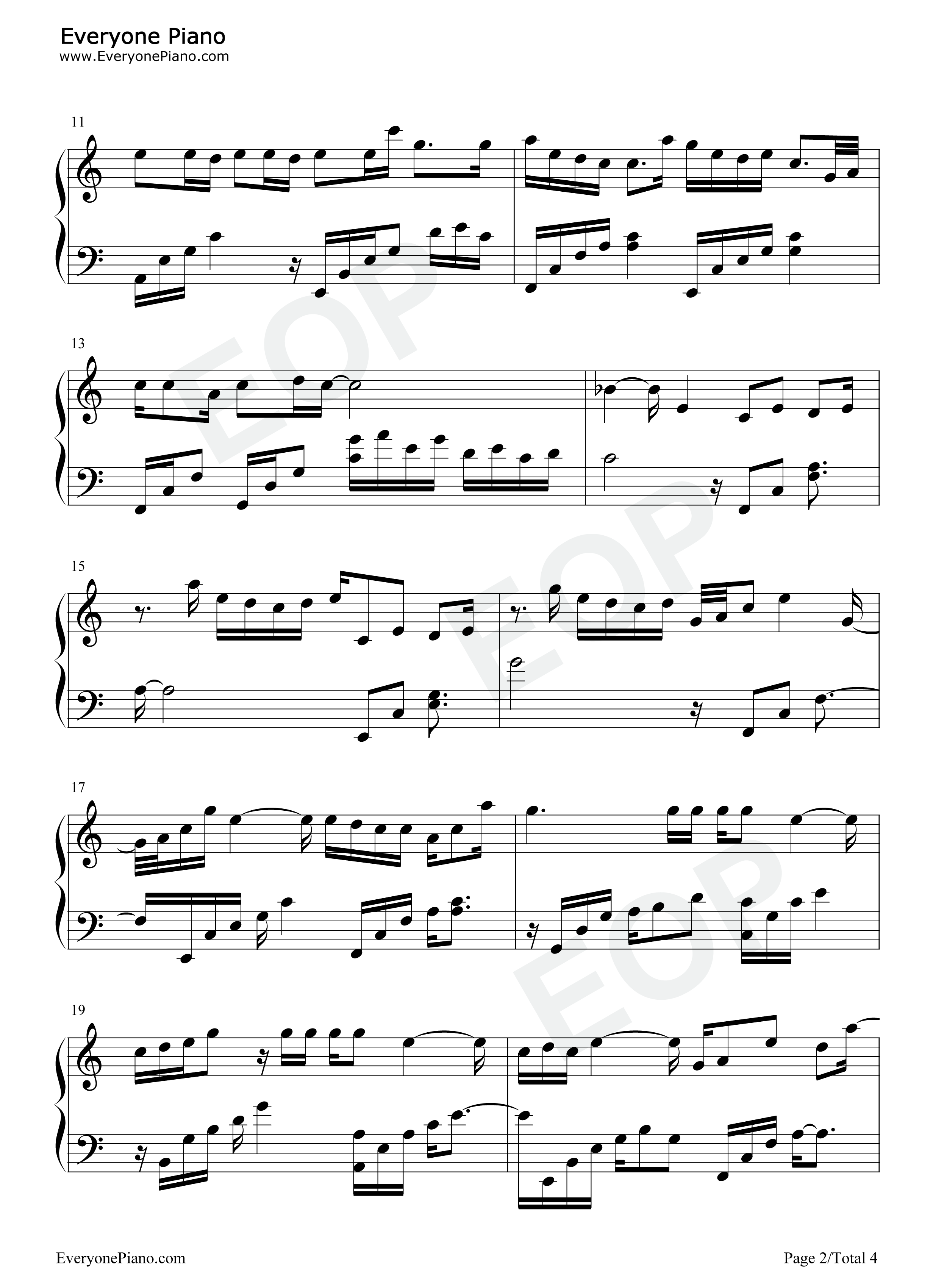 月夜钢琴谱_双笙_妖扬