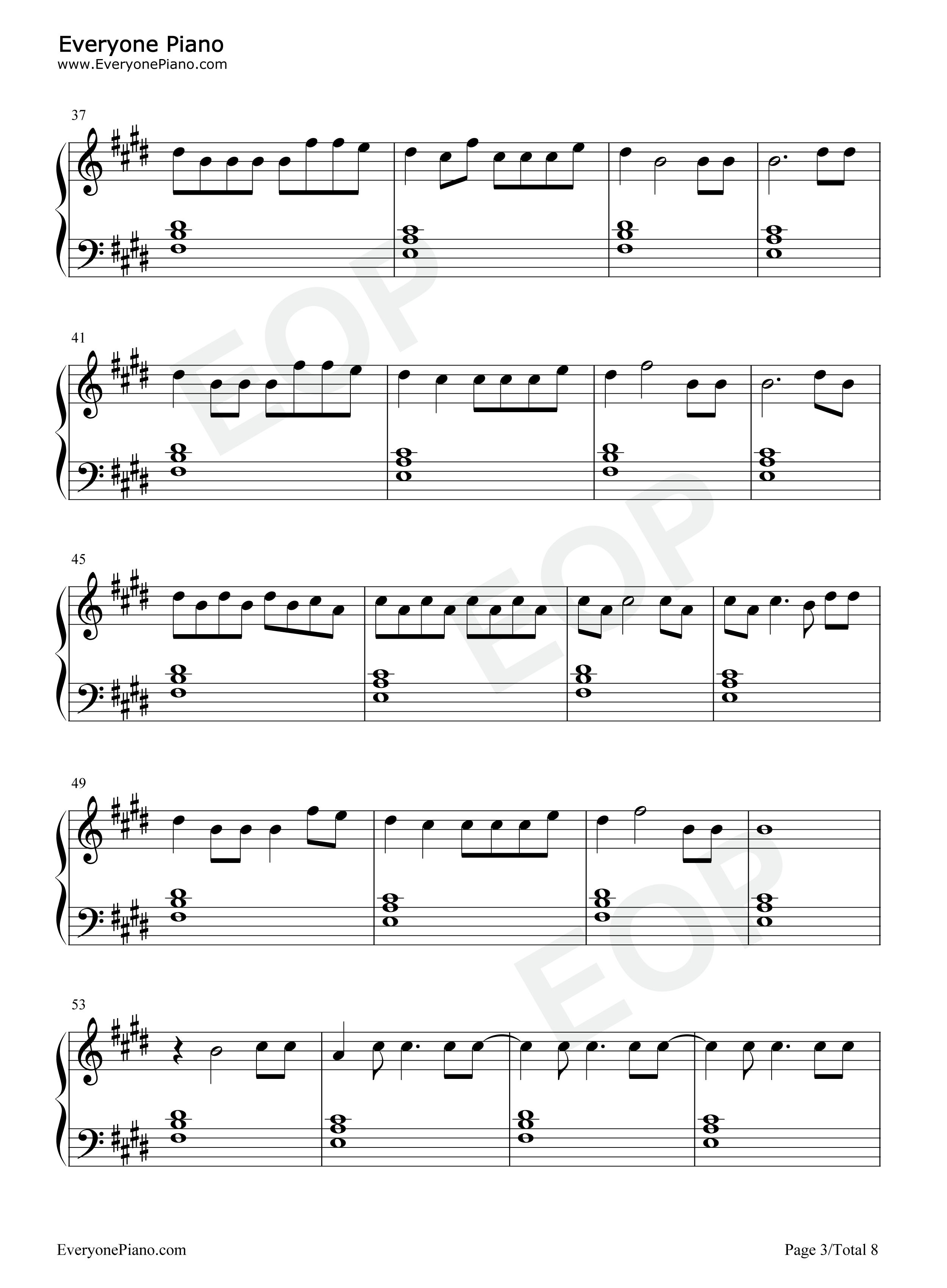 Black_Parade钢琴谱_Beyoncé