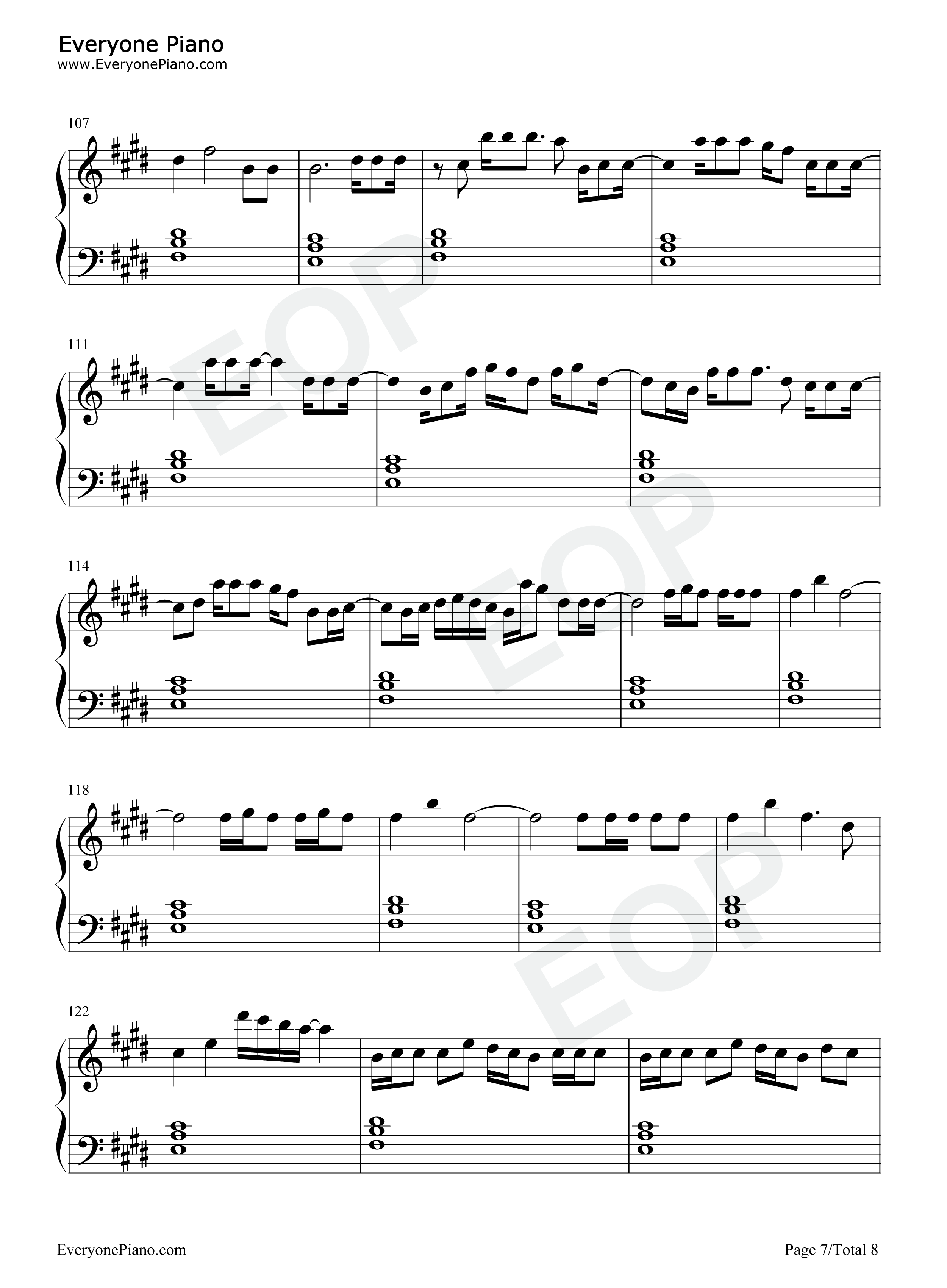 Black_Parade钢琴谱_Beyoncé