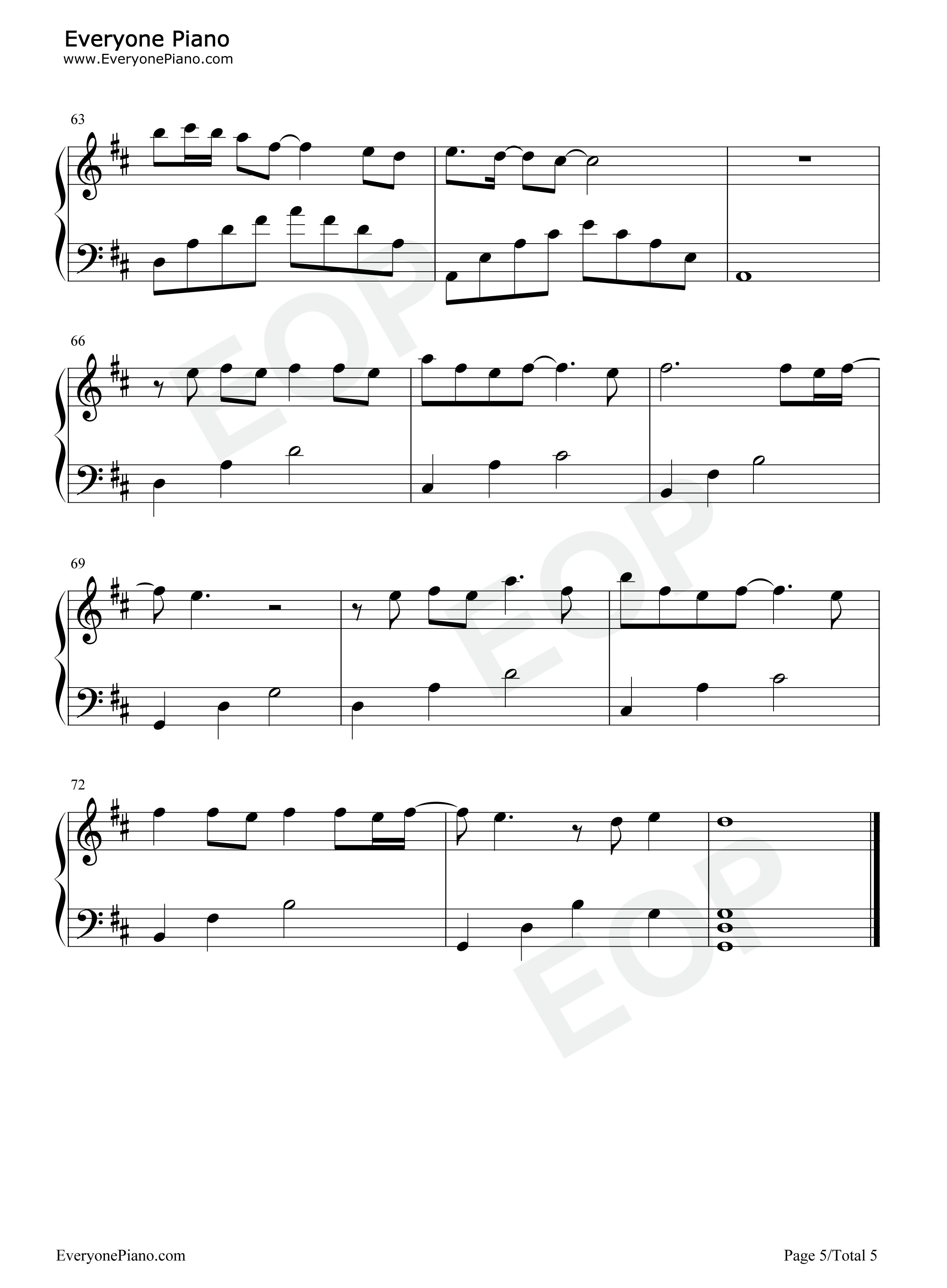 Journey_to_the_Peace钢琴谱_陈雪凝