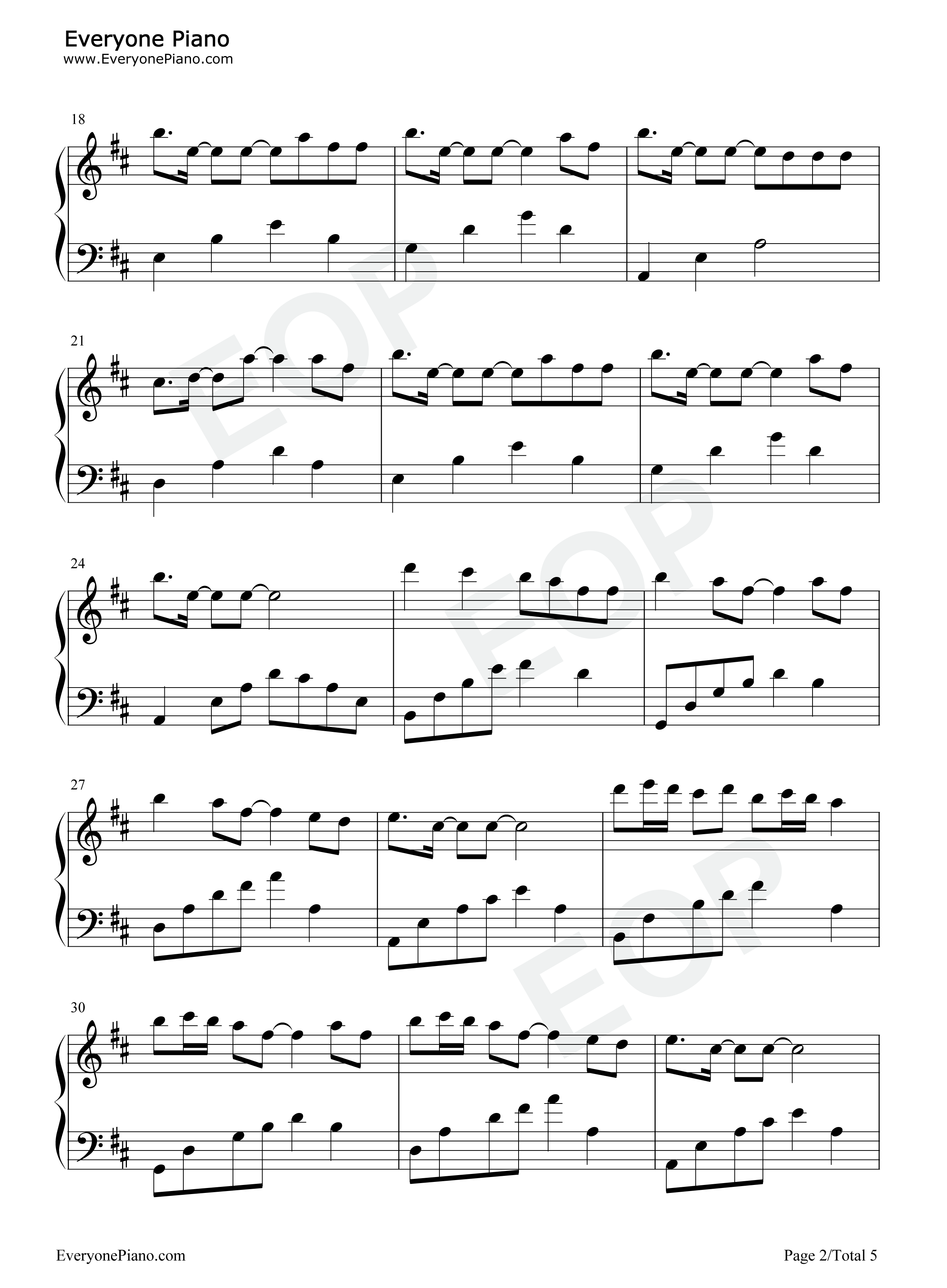 Journey_to_the_Peace钢琴谱_陈雪凝