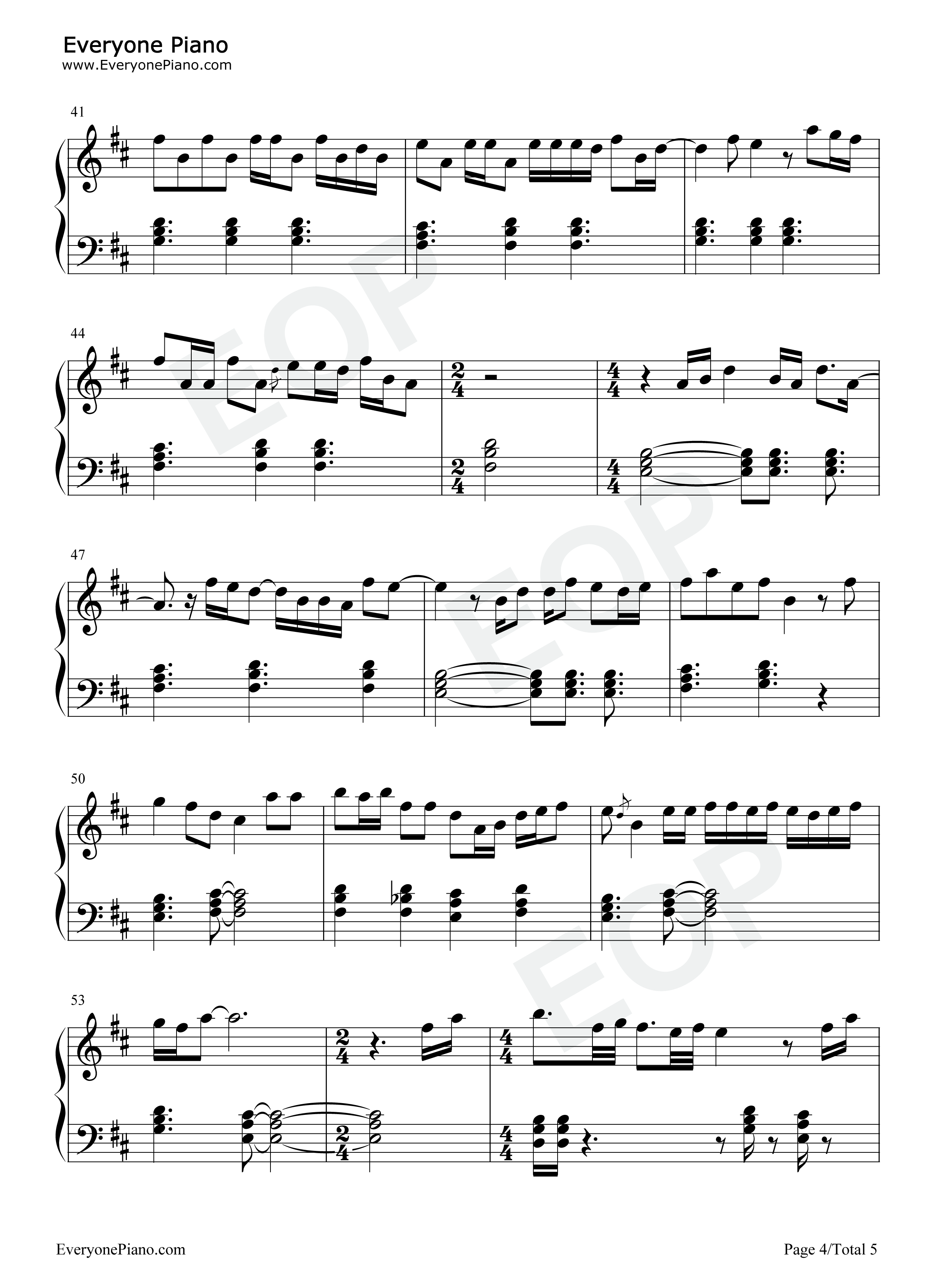 Candy钢琴谱_边伯贤