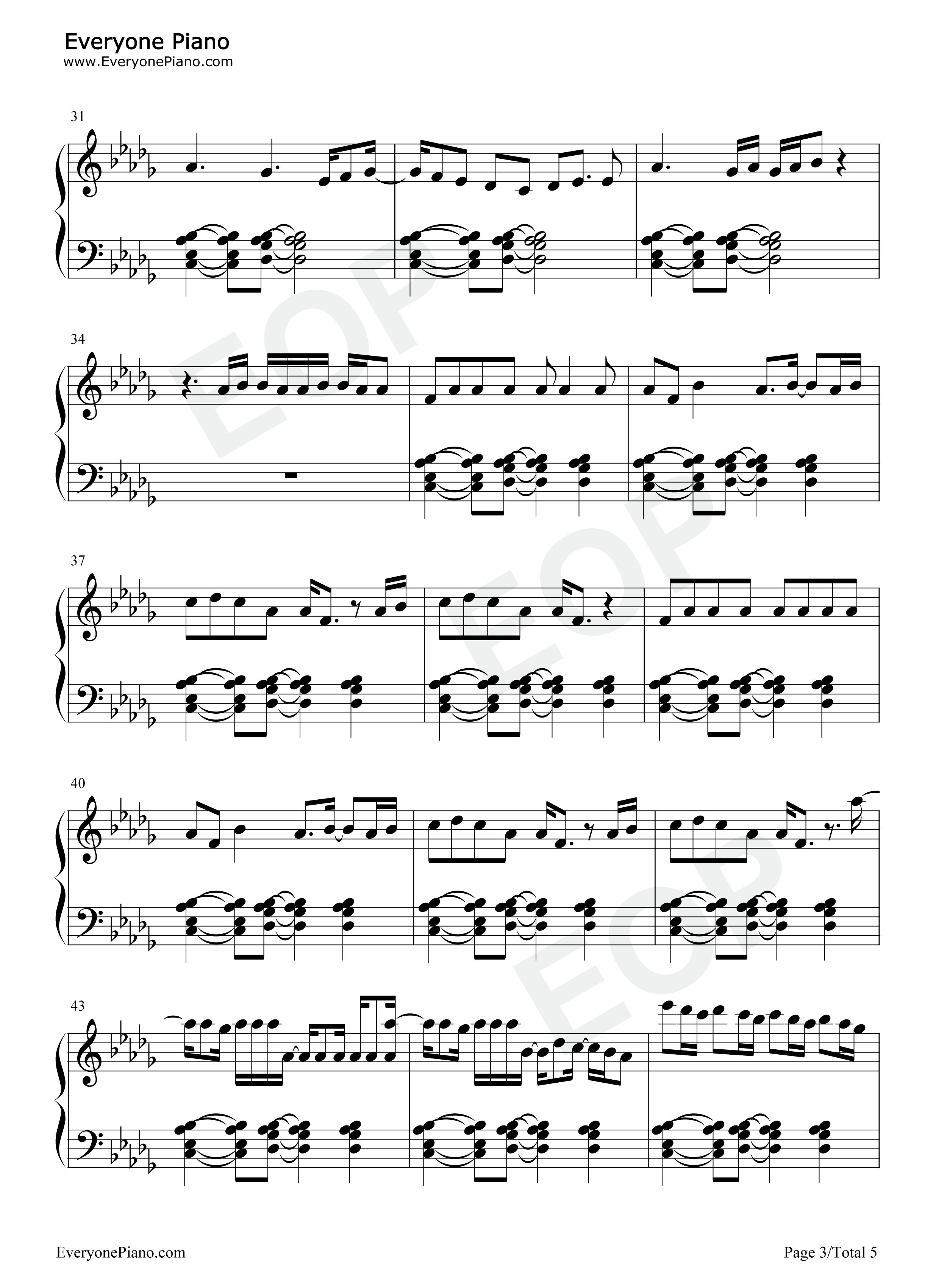 Girlfriend钢琴谱_Charlie_Puth