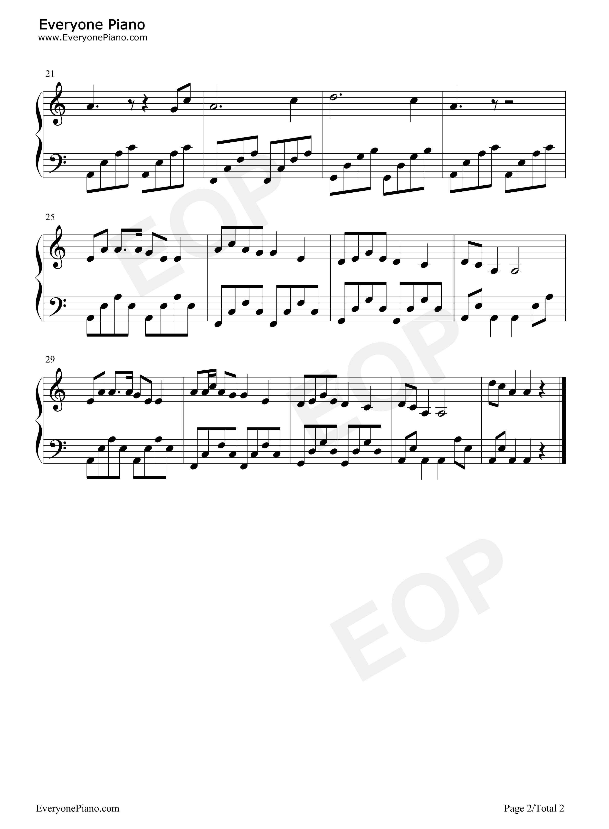 火苗钢琴谱_格格