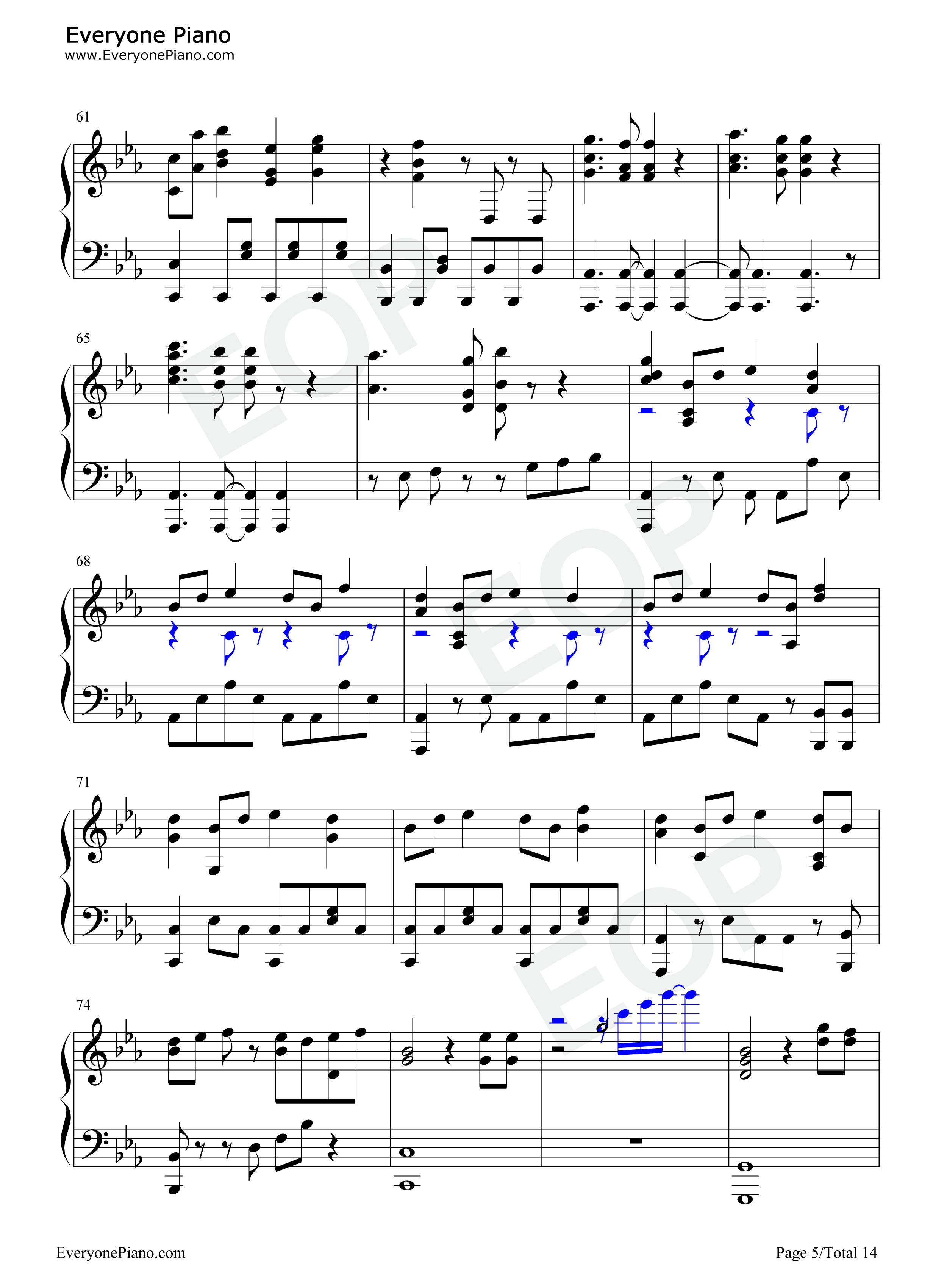 One_Day_Sky钢琴谱_铃木このみ