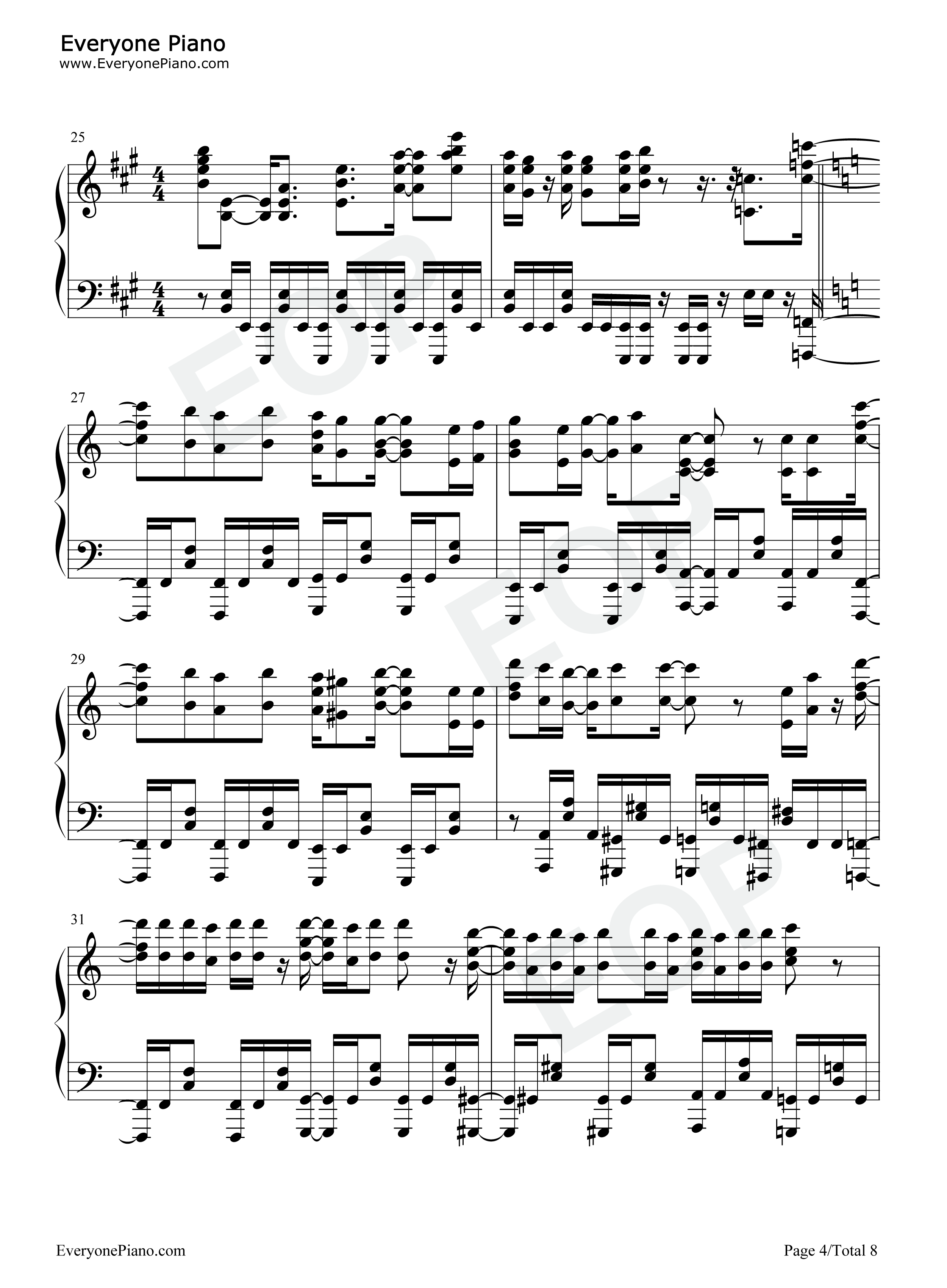 BRAVE_JEWEL钢琴谱_Roselia