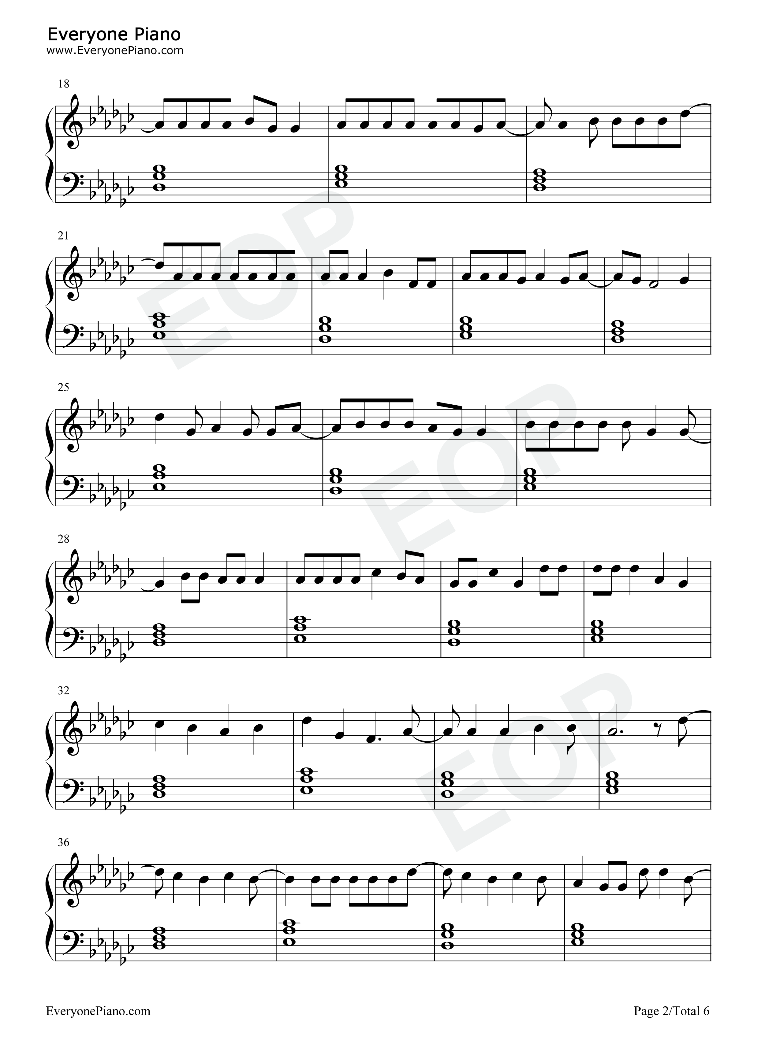 Lifes_A_Mess钢琴谱_Juice_Wrld_Halsey