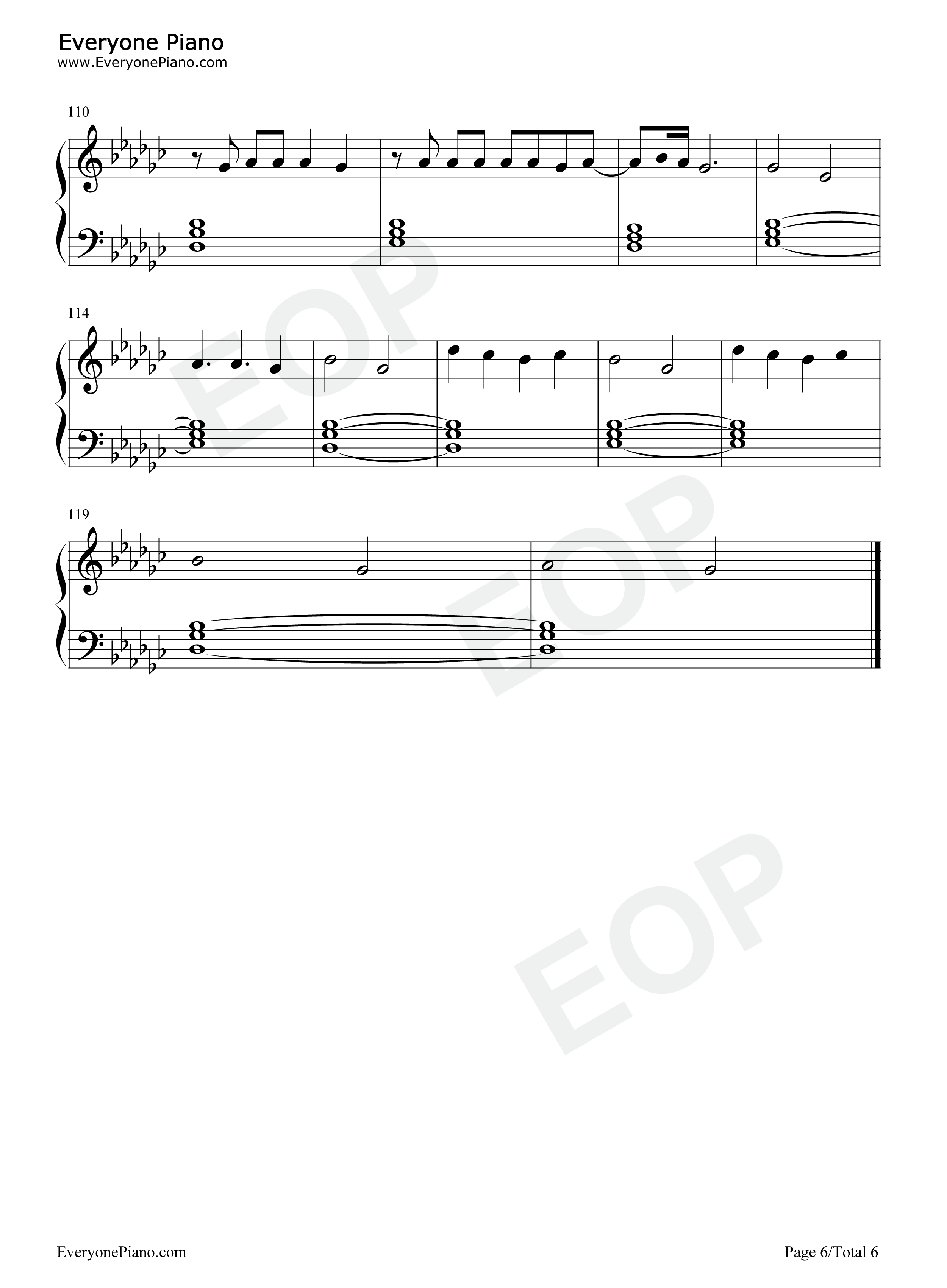 Lifes_A_Mess钢琴谱_Juice_Wrld_Halsey