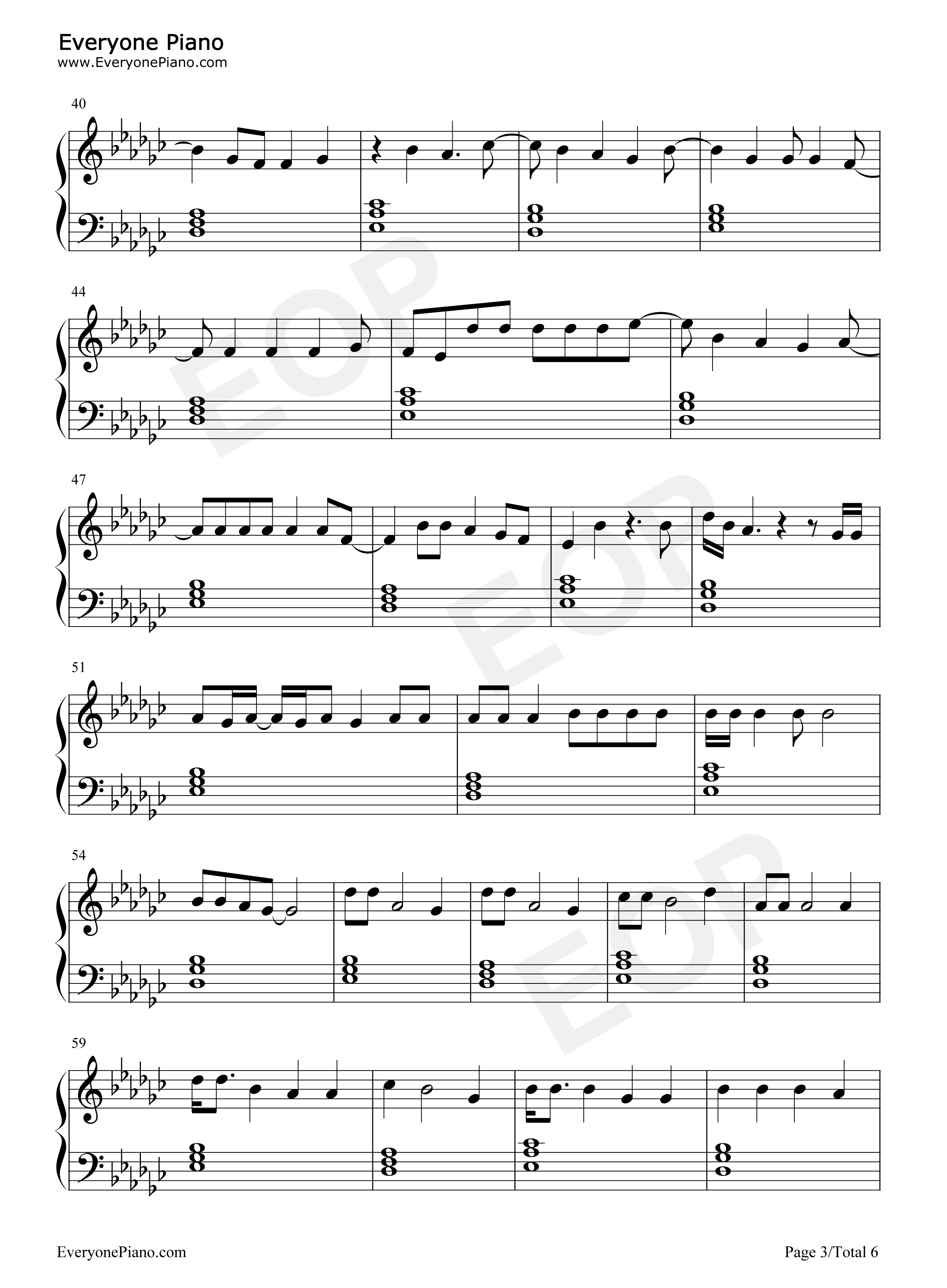 Lifes_A_Mess钢琴谱_Juice_Wrld_Halsey