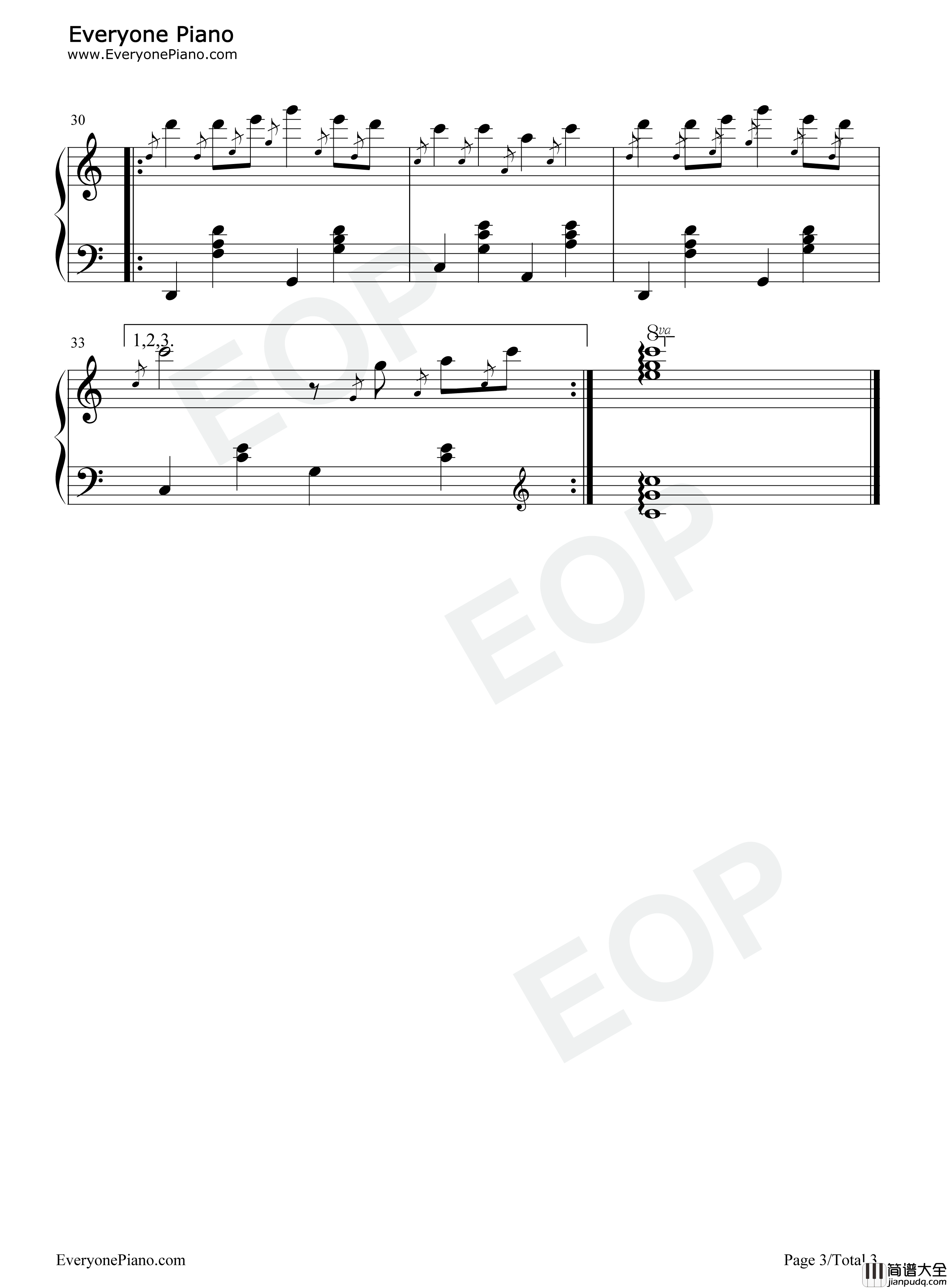 欢乐中国节钢琴谱_陈扬