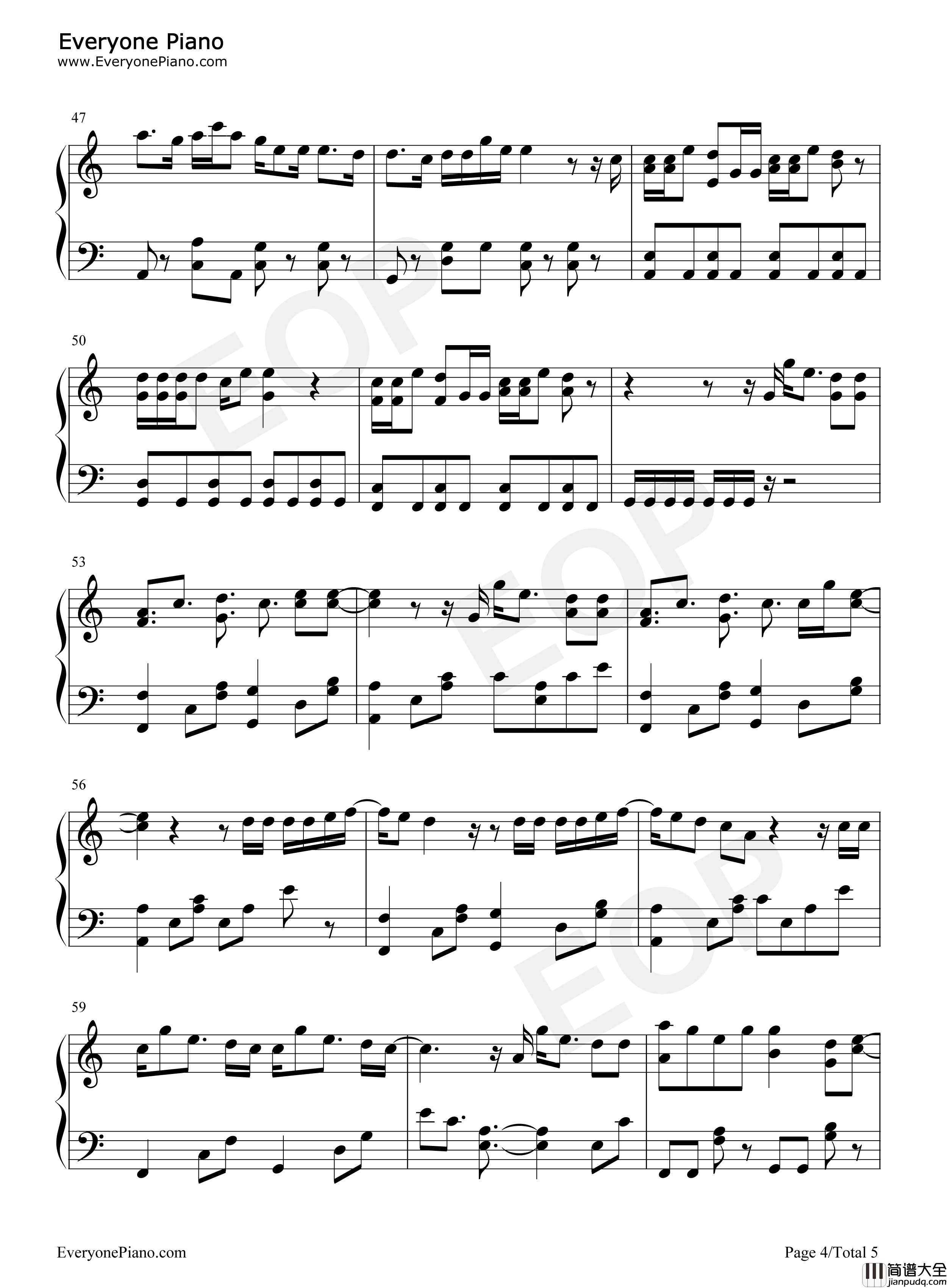 My_My钢琴谱_Seventeen