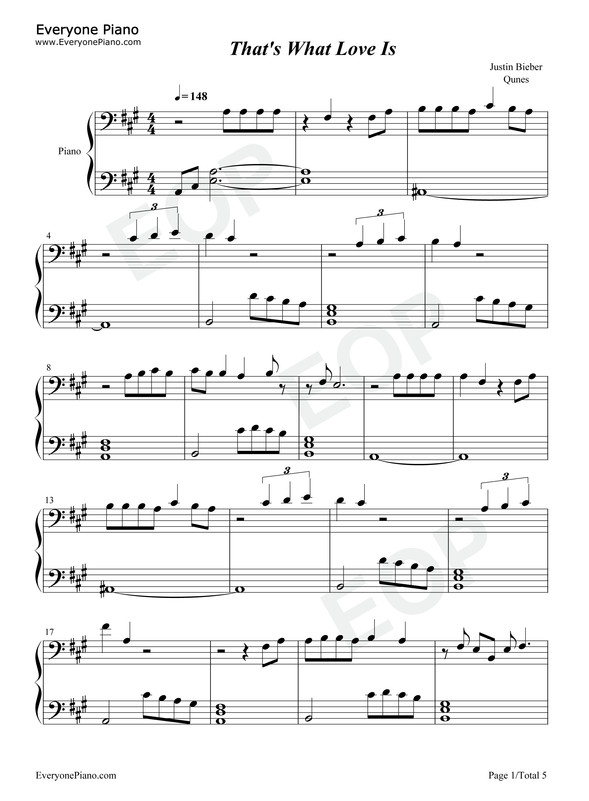 Thats_What_Love_Is钢琴谱_Justin_Bieber