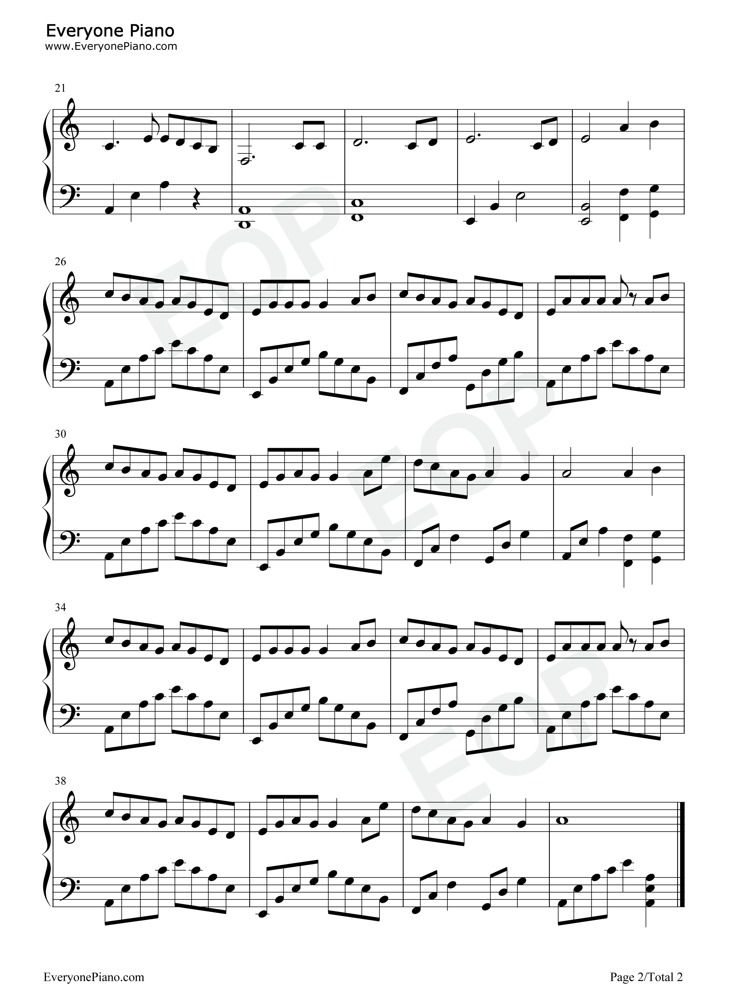 感官先生钢琴谱_刘凤瑶