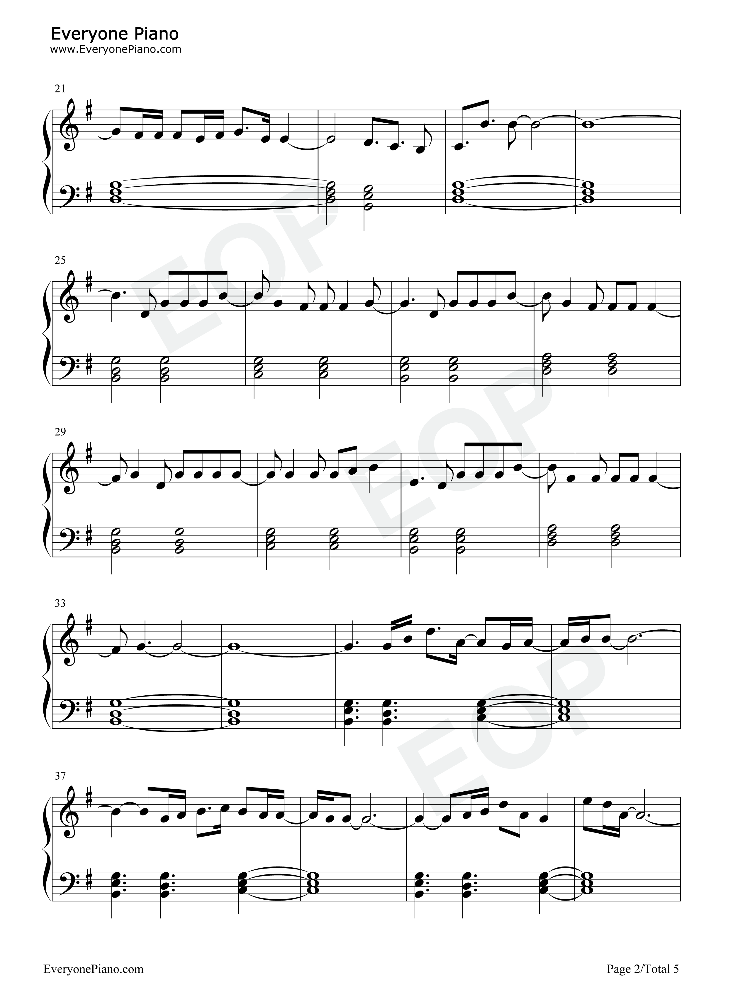 First_Man钢琴谱_Camila_Cabello