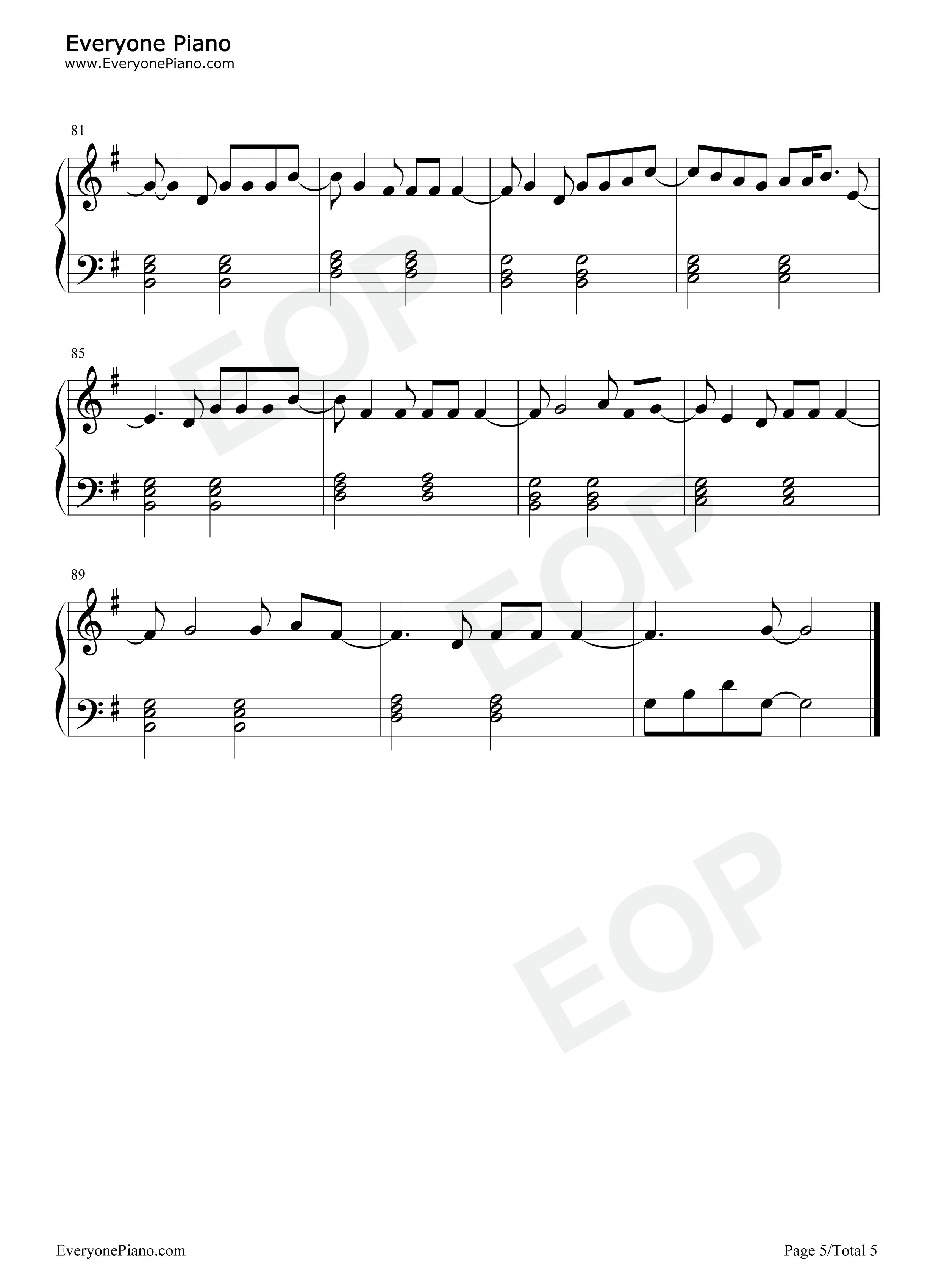 First_Man钢琴谱_Camila_Cabello