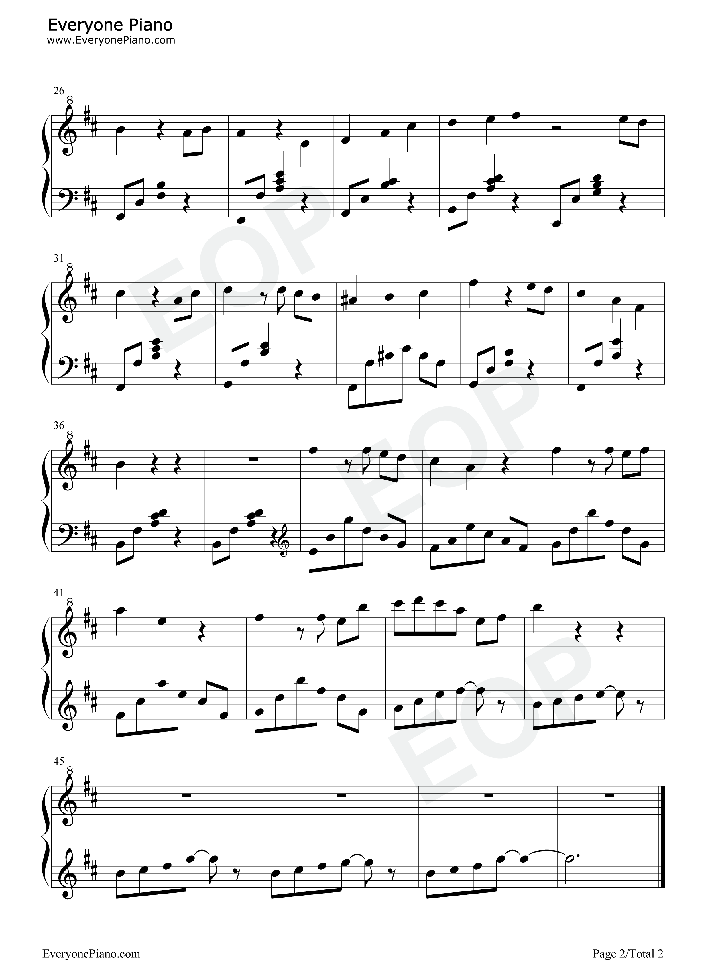 願い钢琴谱_三轮学