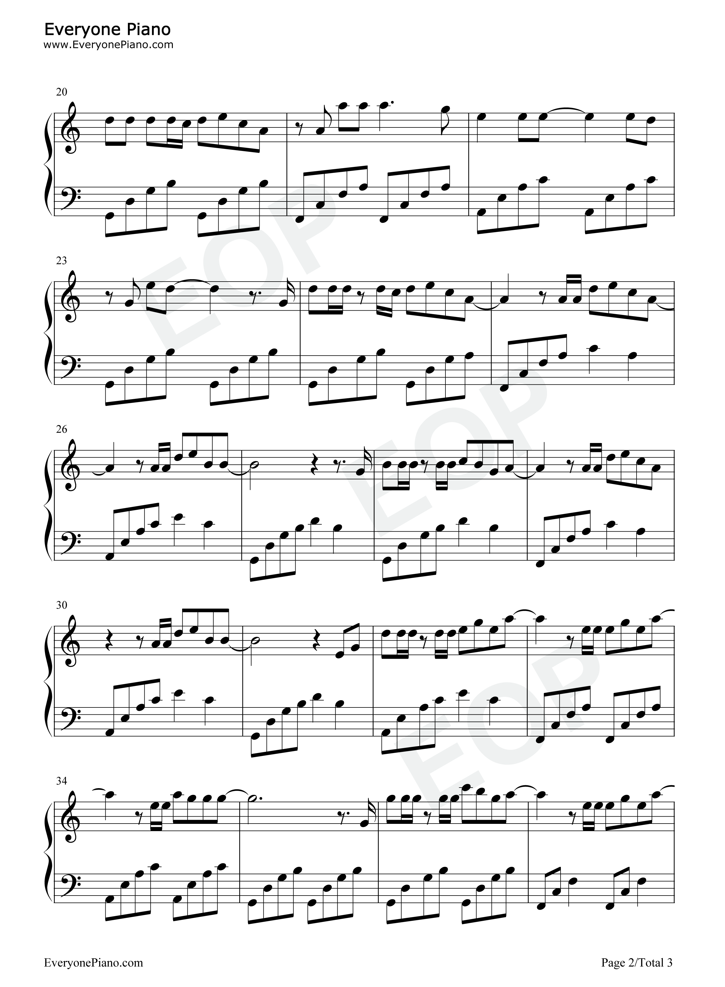 勋章钢琴谱_鹿晗