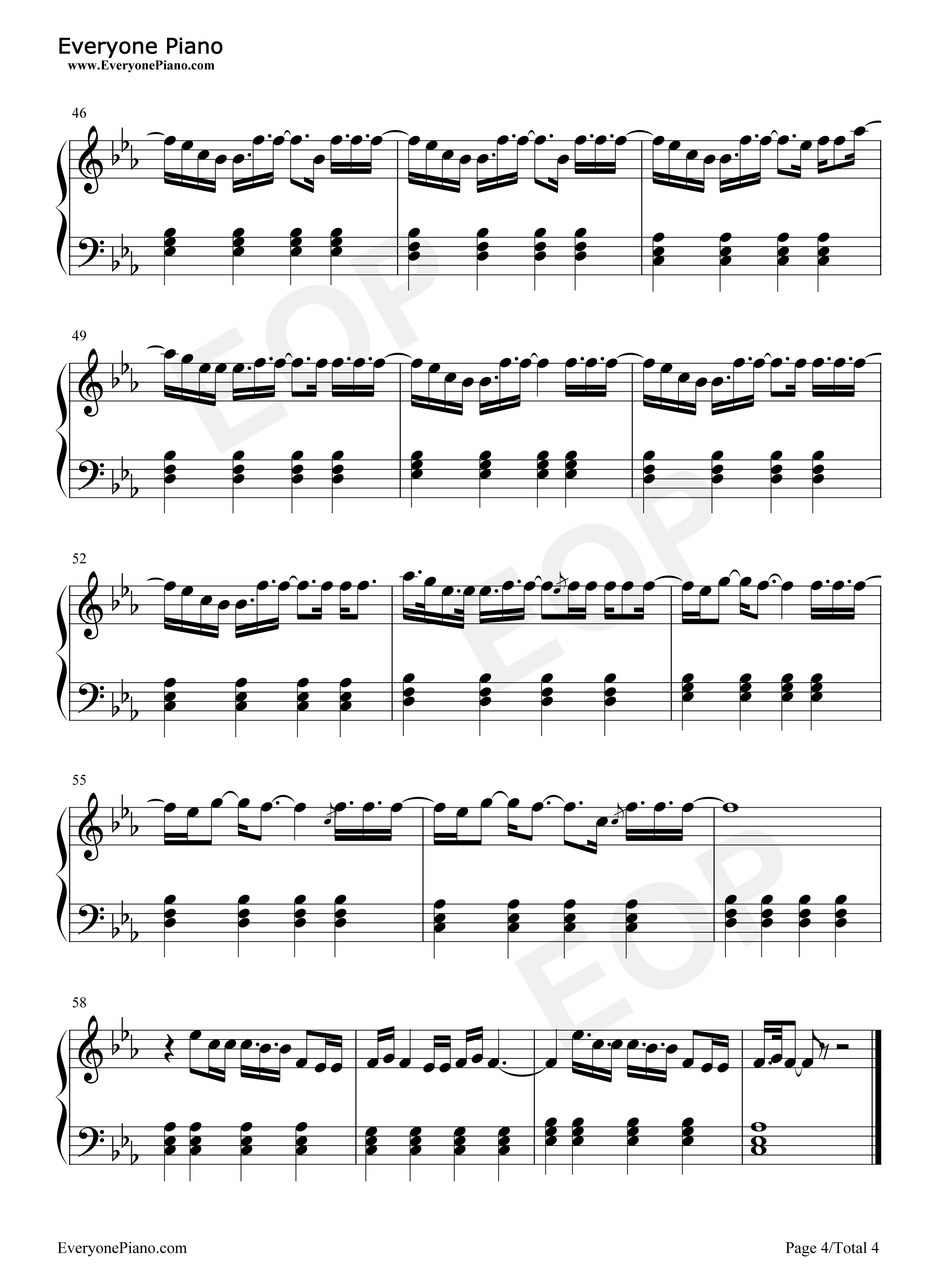 Cardigan钢琴谱_Taylor_Swift