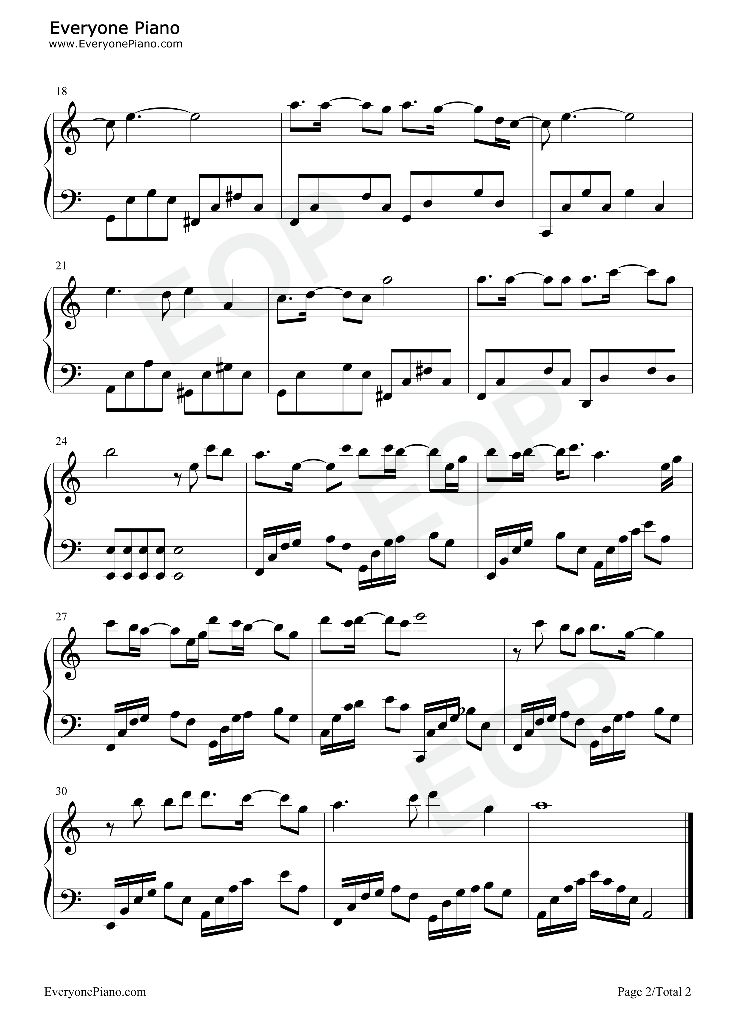 同道且同归钢琴谱_华语群星