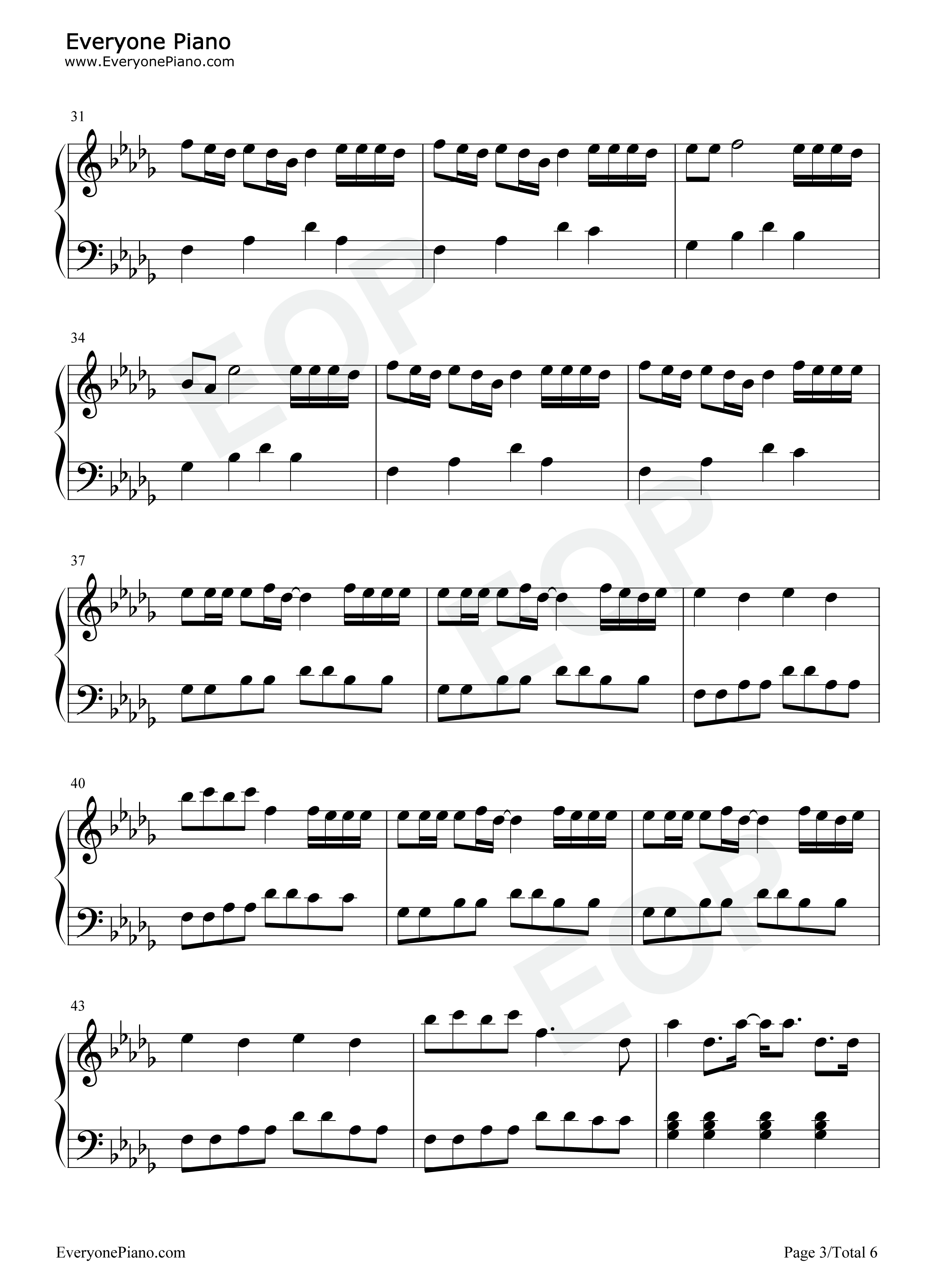 Nobodys_Love钢琴谱_Maroon_5