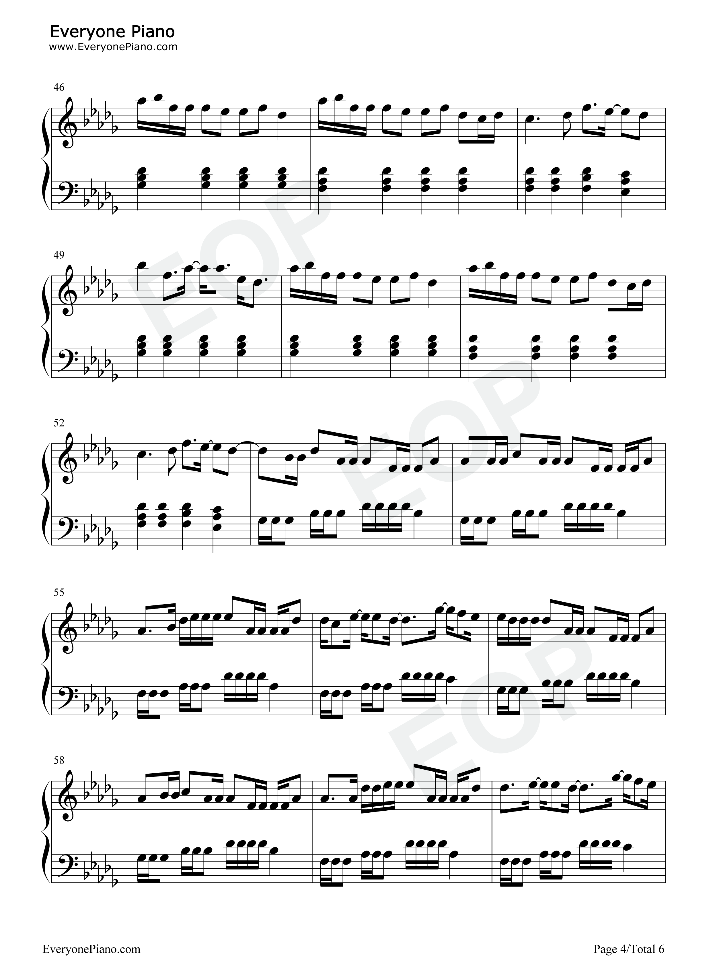 Nobodys_Love钢琴谱_Maroon_5