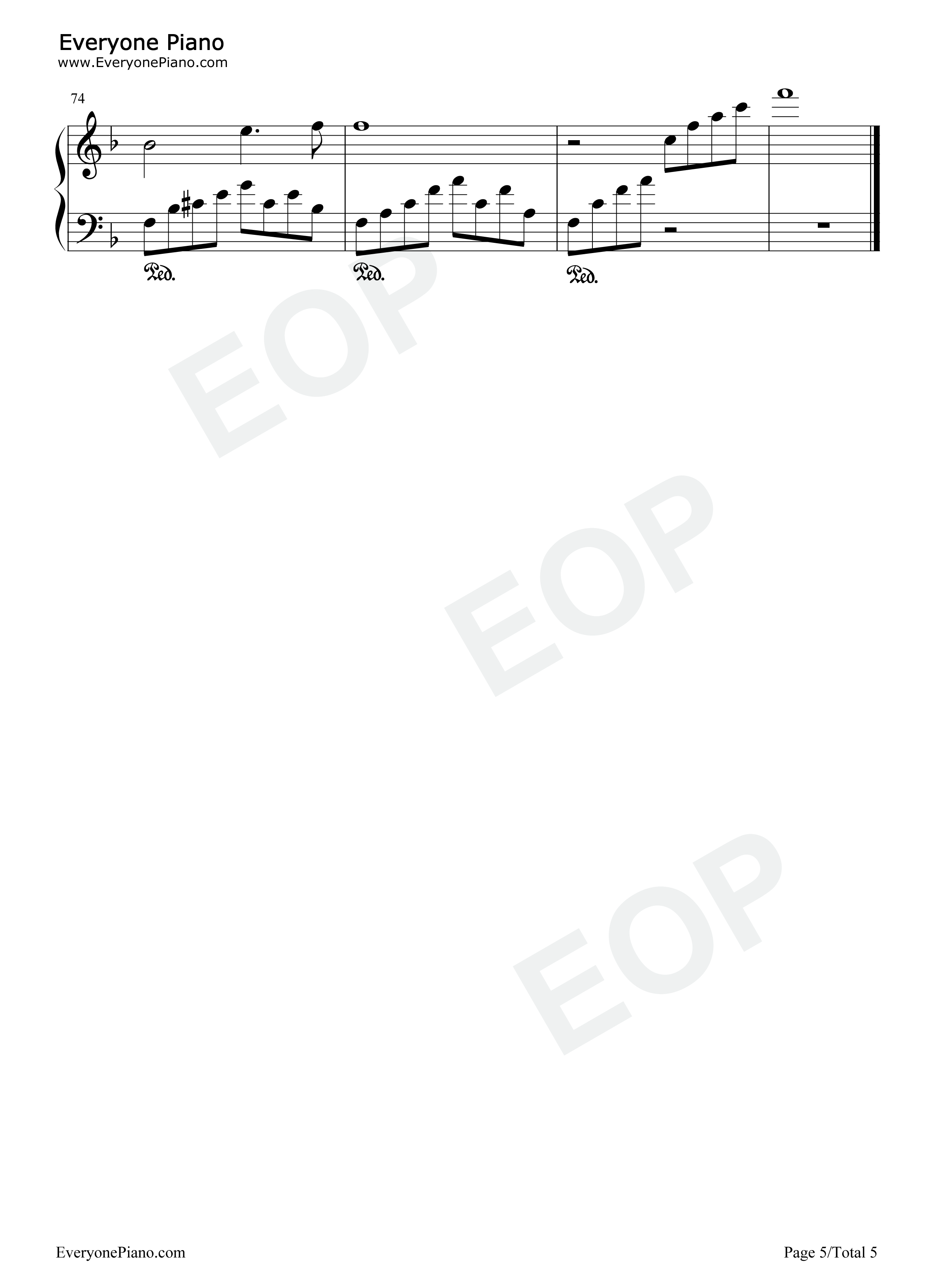 When_My_Love_Blooms钢琴谱_Studio_Dragon